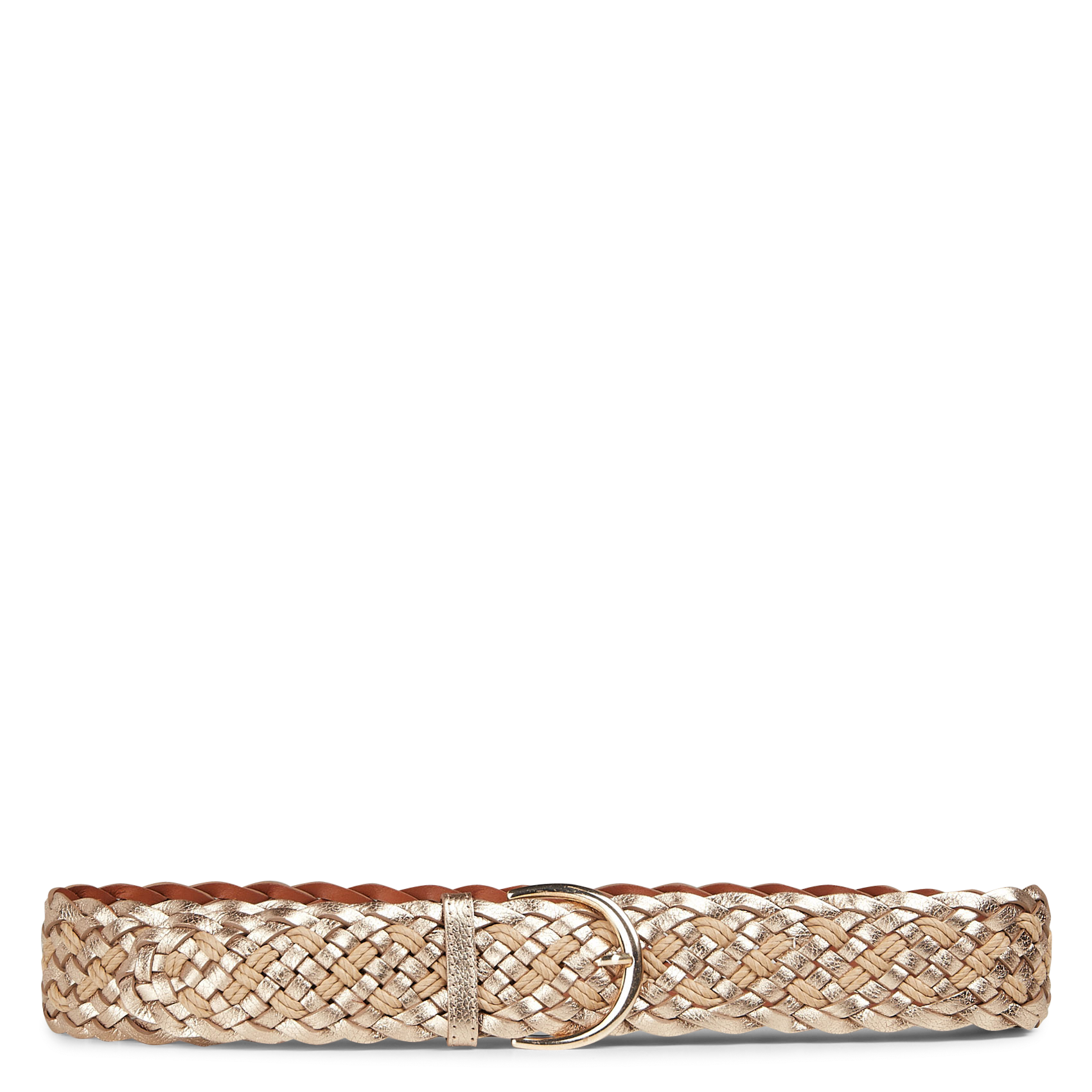 Ceintuur van gevlochten leer MAISON 123