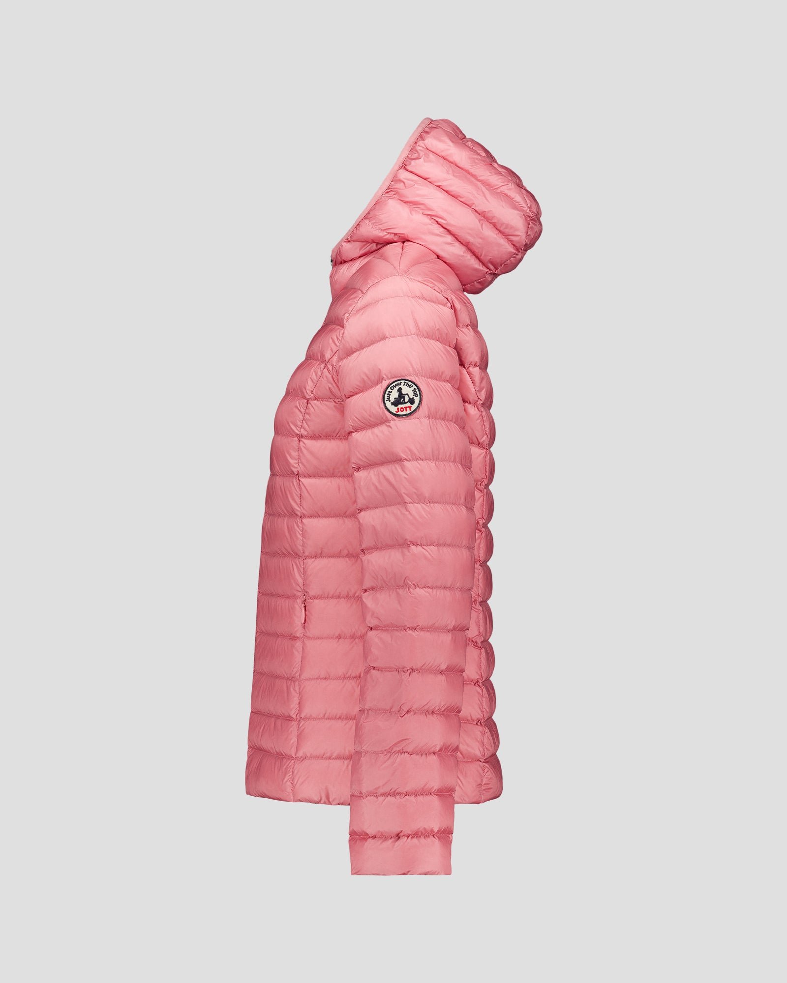 Lightweight hooded puffer jacket Cloe JOTT Pink