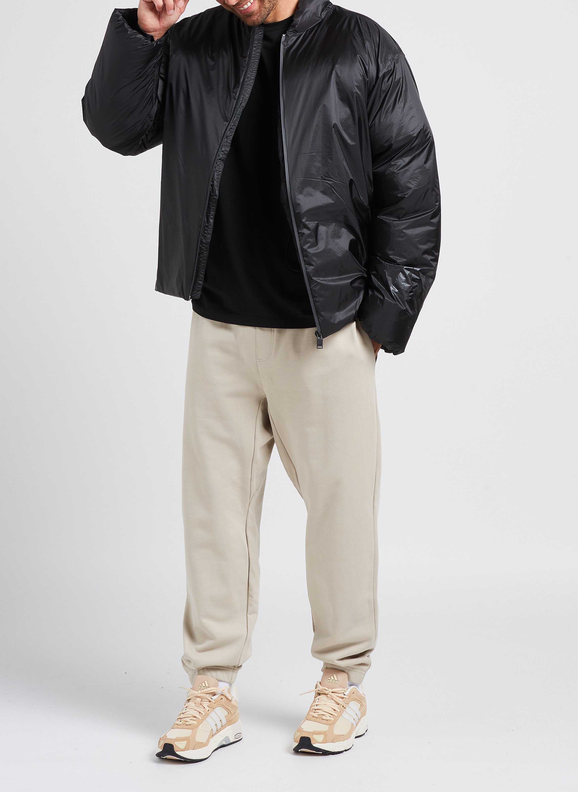 Doudoune ample  RAINS Noir