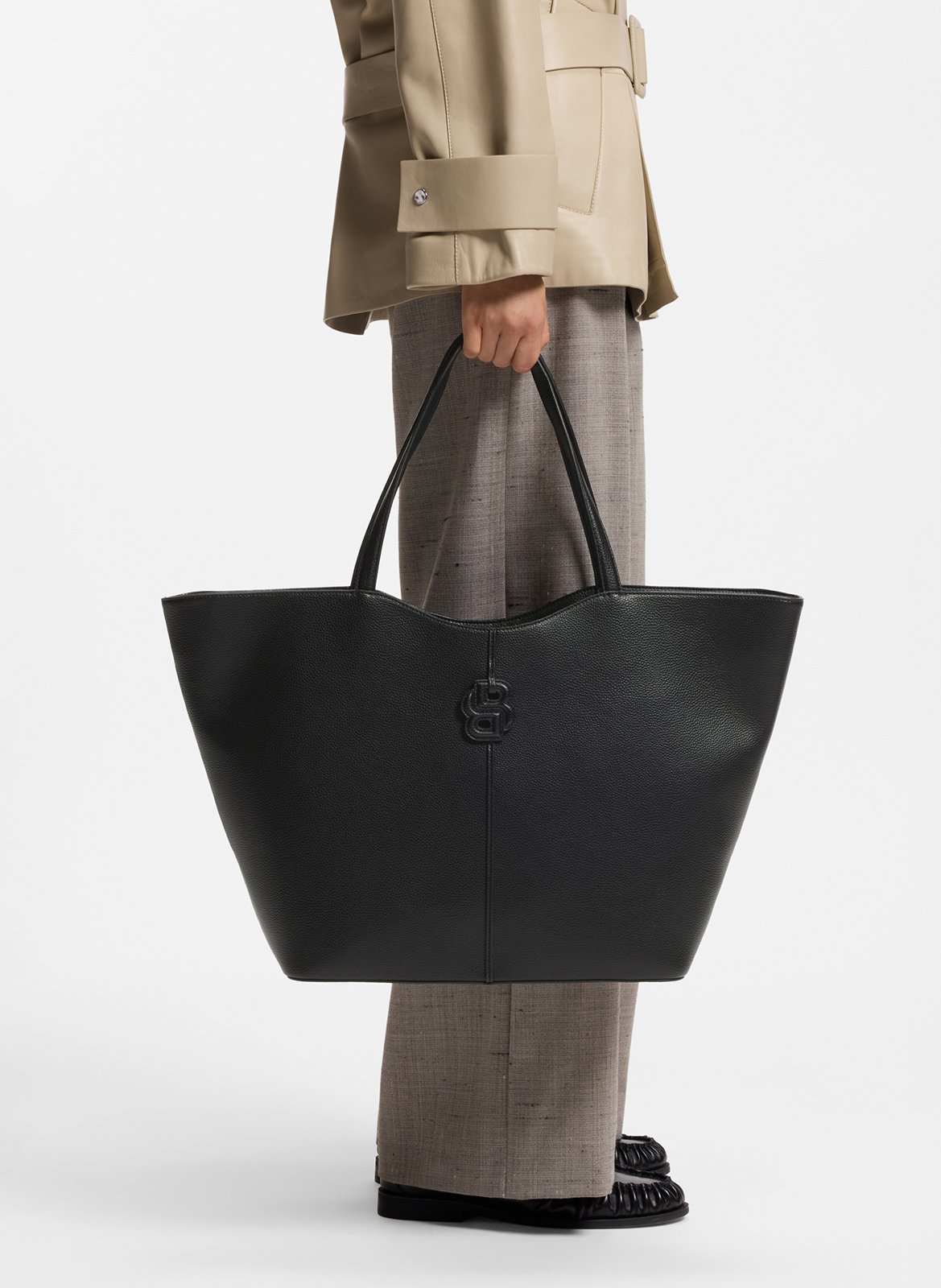 Billy L leather bag  BOSS Black