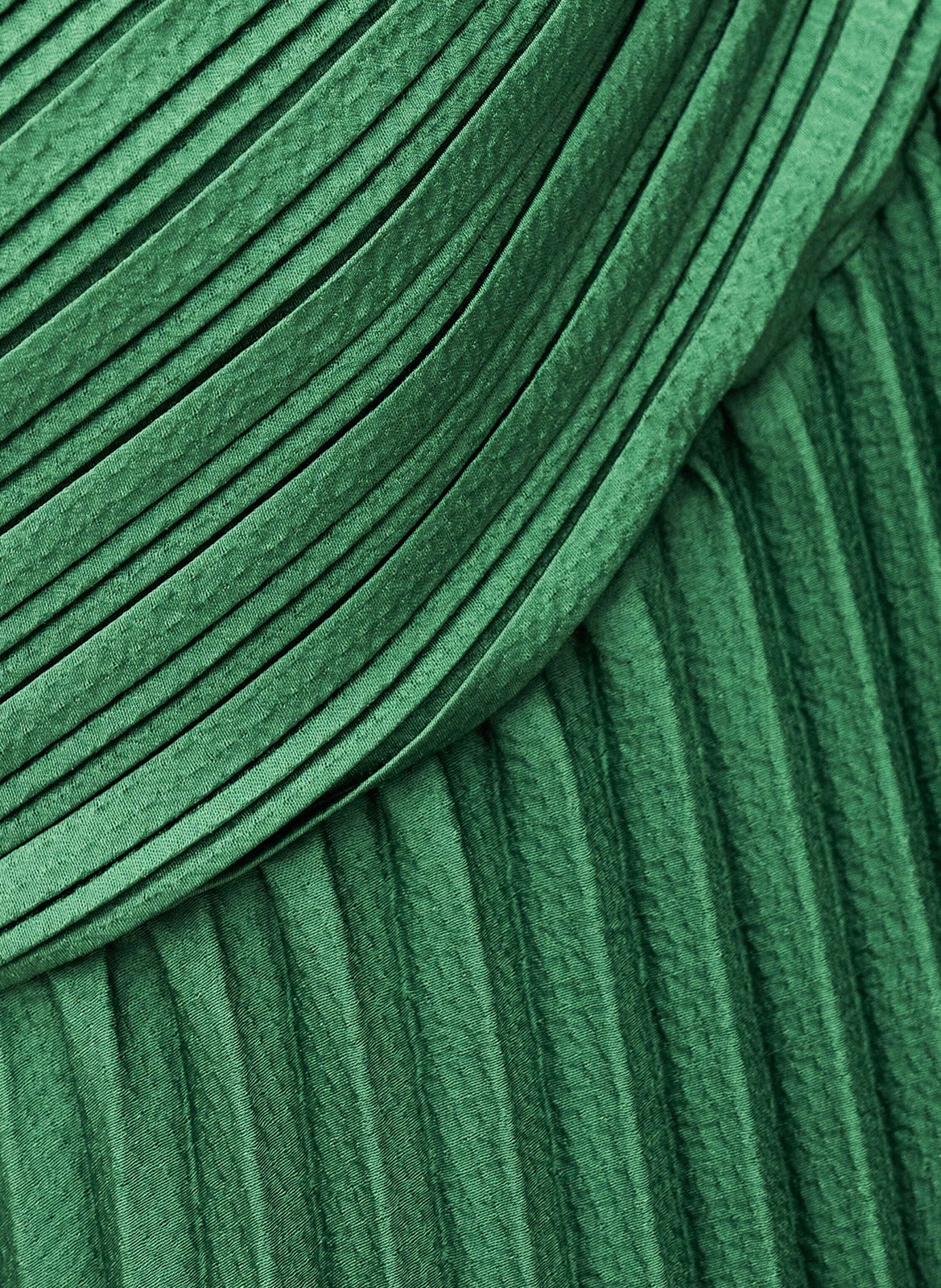 Robe longue plissée BA&SH Vert