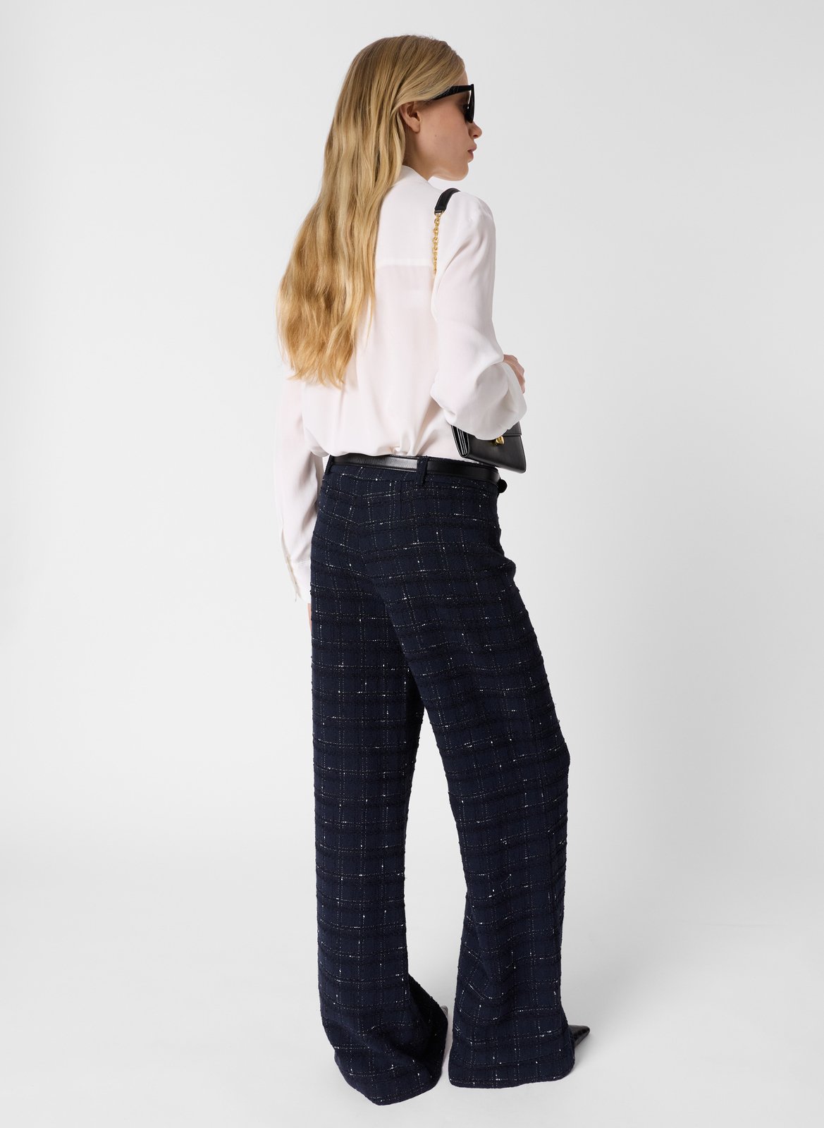 Pantalón de tweed GERARD DAREL Azul