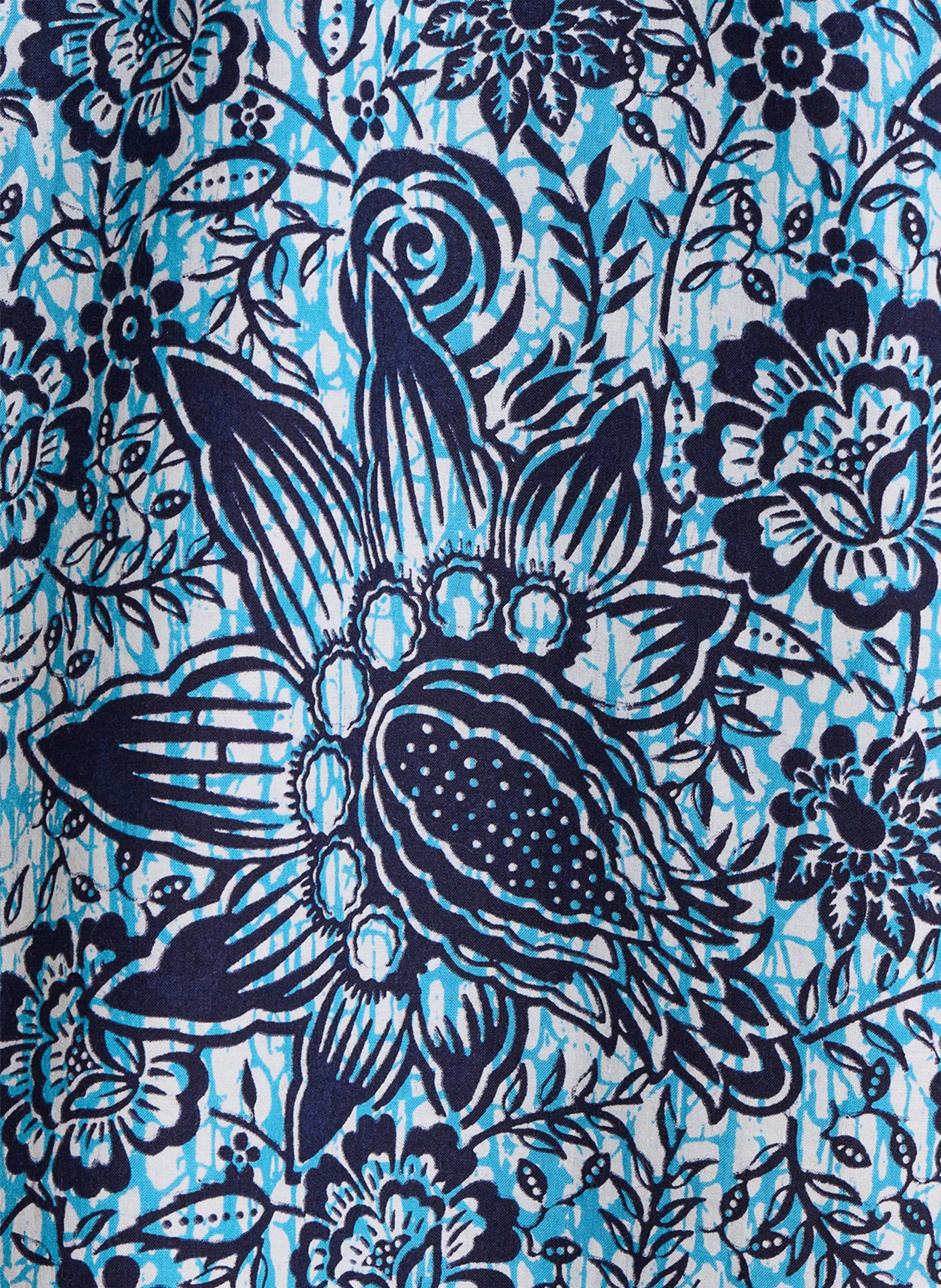 Robe ample en coton LA FEE MARABOUTEE Blauw