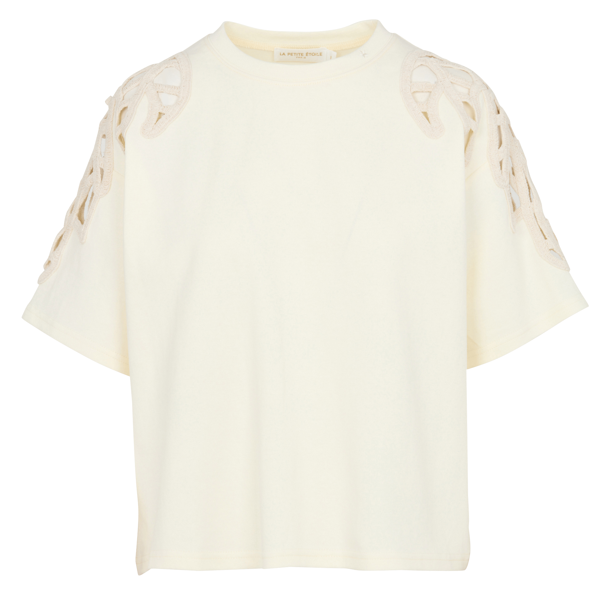 T-shirt ample col rond en coton mélangé LA PETITE ETOILE