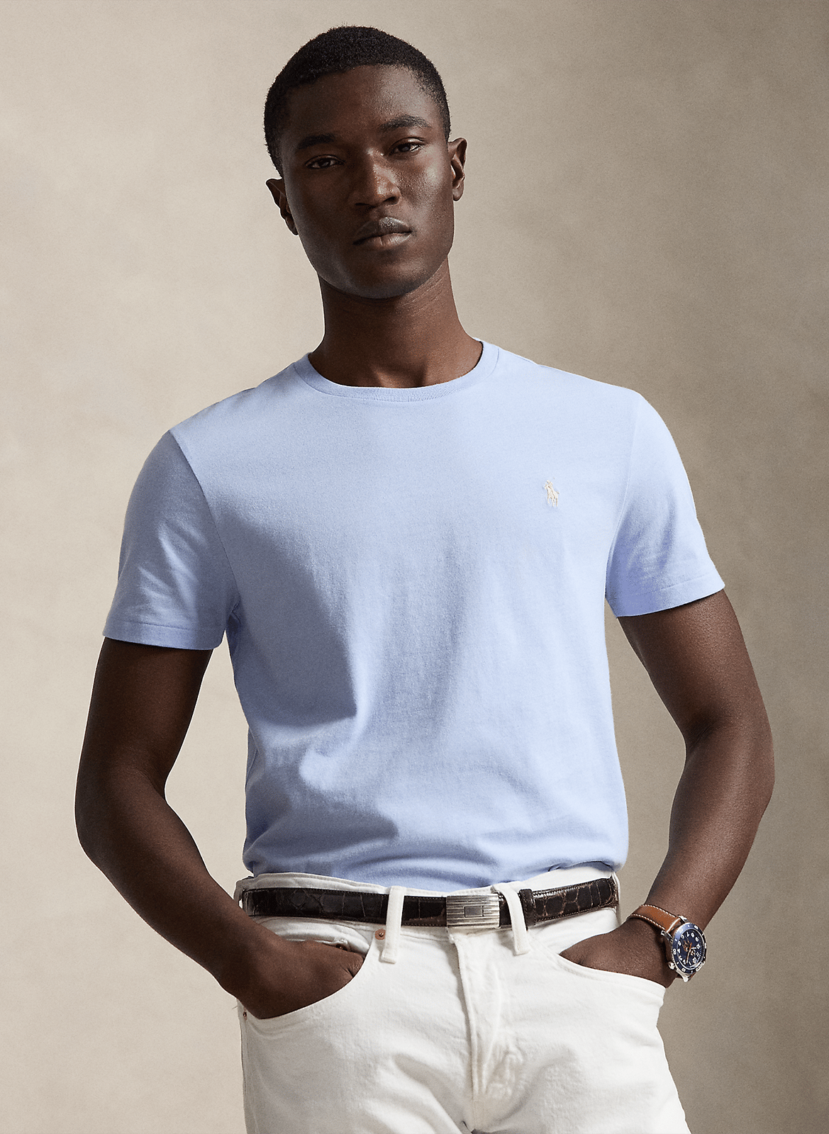 Tee-shirt col rond regular-fit en coton POLO RALPH LAUREN