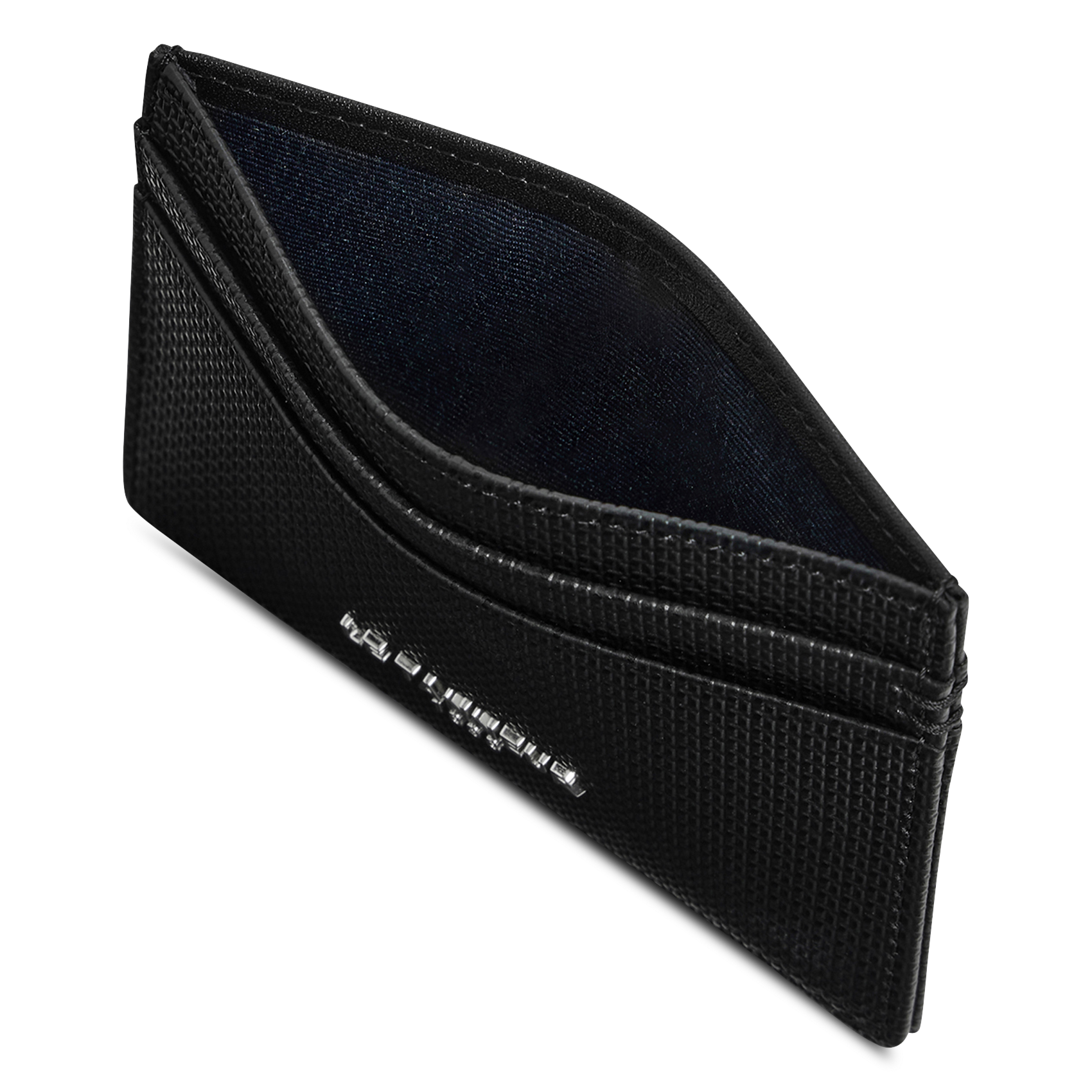 Leather card holder LE TANNEUR Black