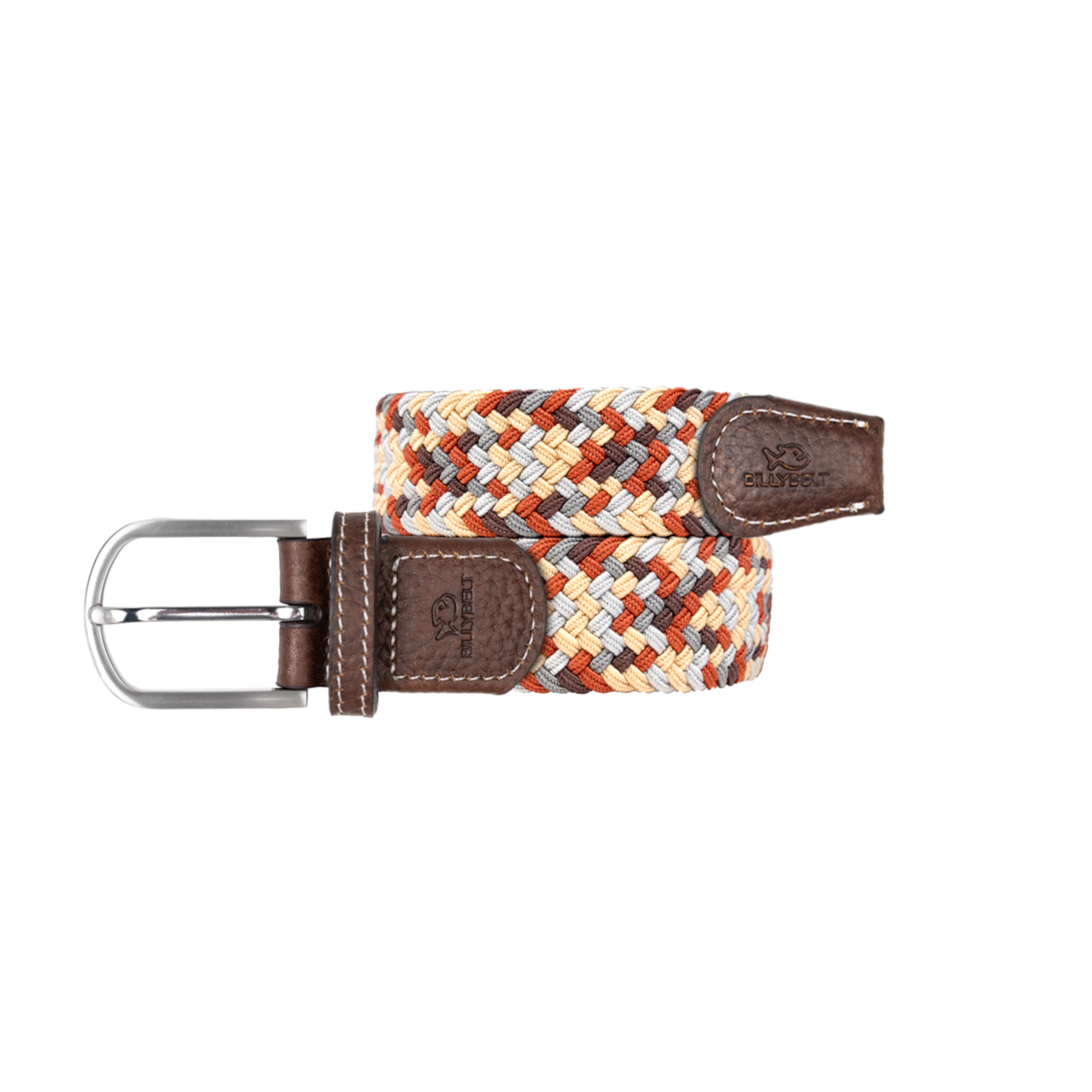 Multicolored braided elastic belt BILLYBELT