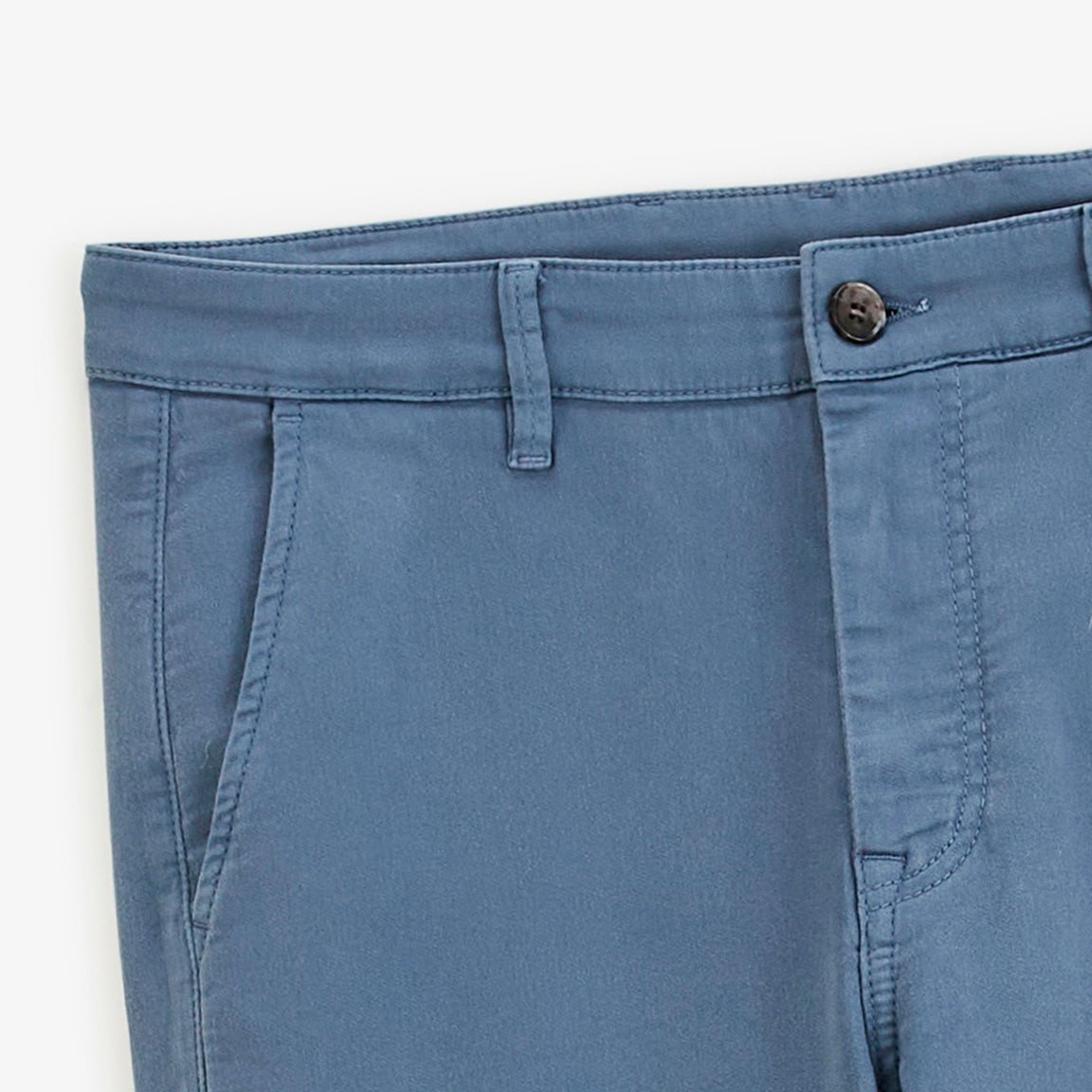 Comfort fit cotton trousers SERGE BLANCO Blue