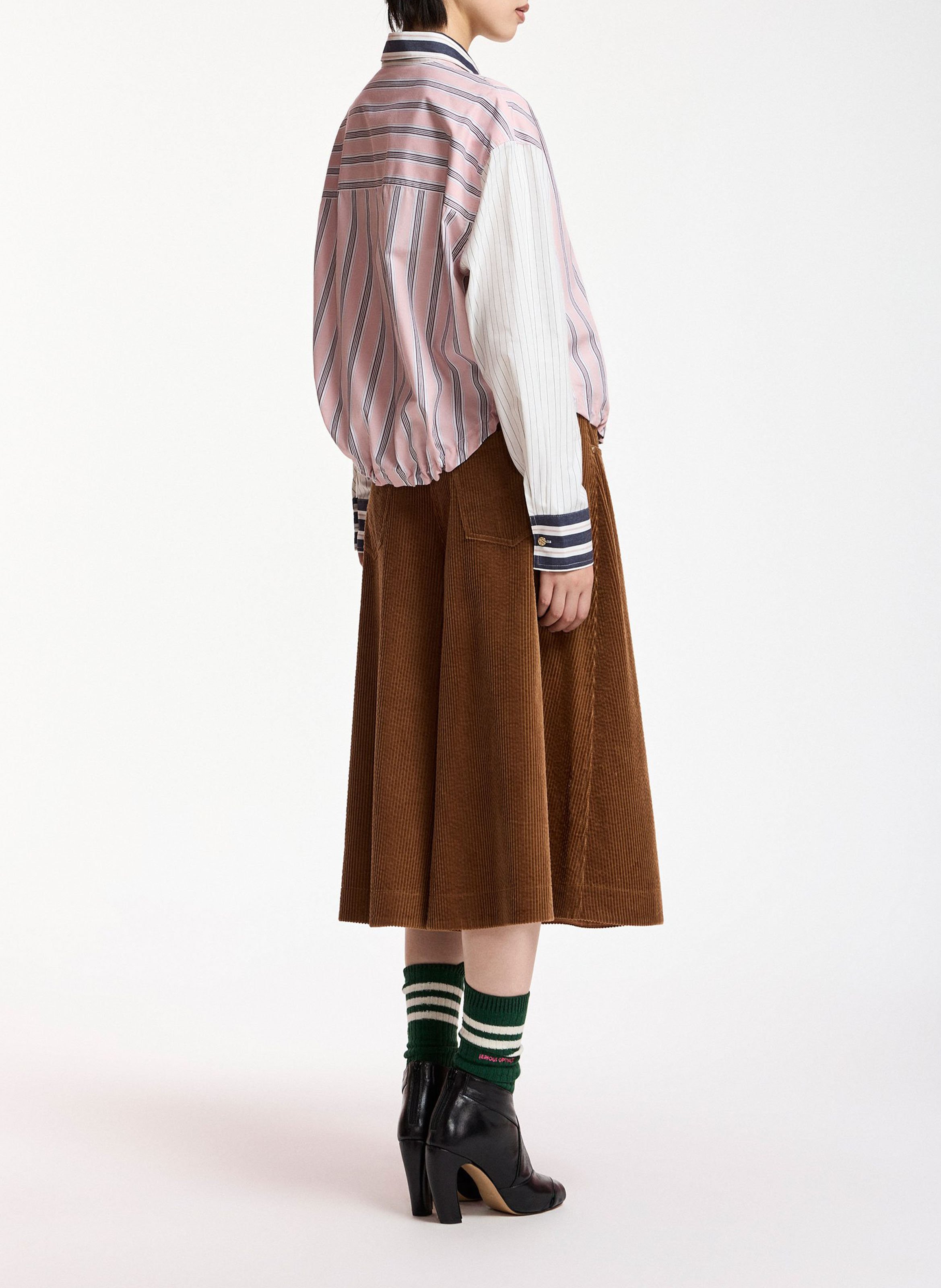 Bermudas anchas de algodón ESSENTIEL ANTWERP Marron