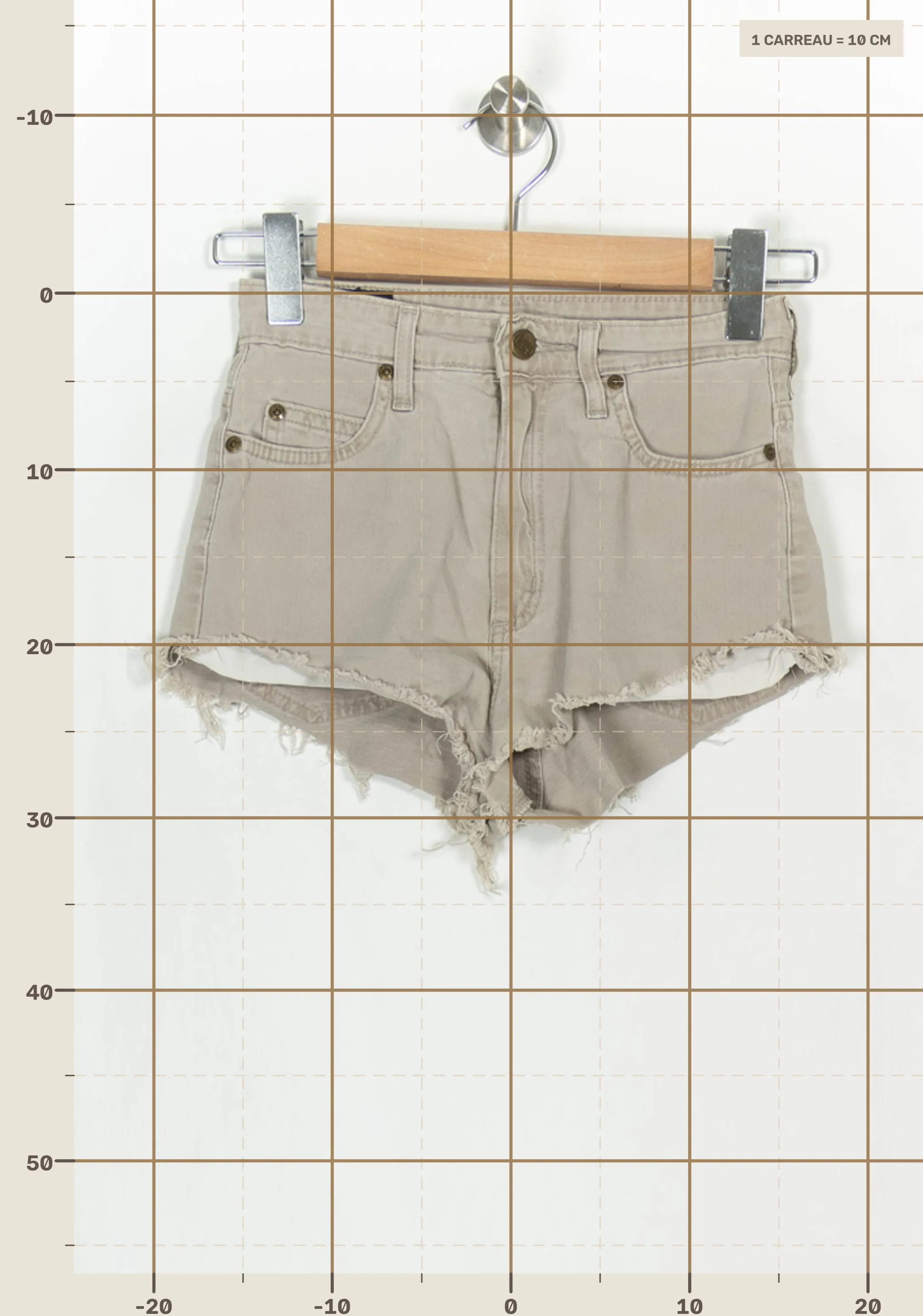 Shorts LEE - Seconde Main Beige