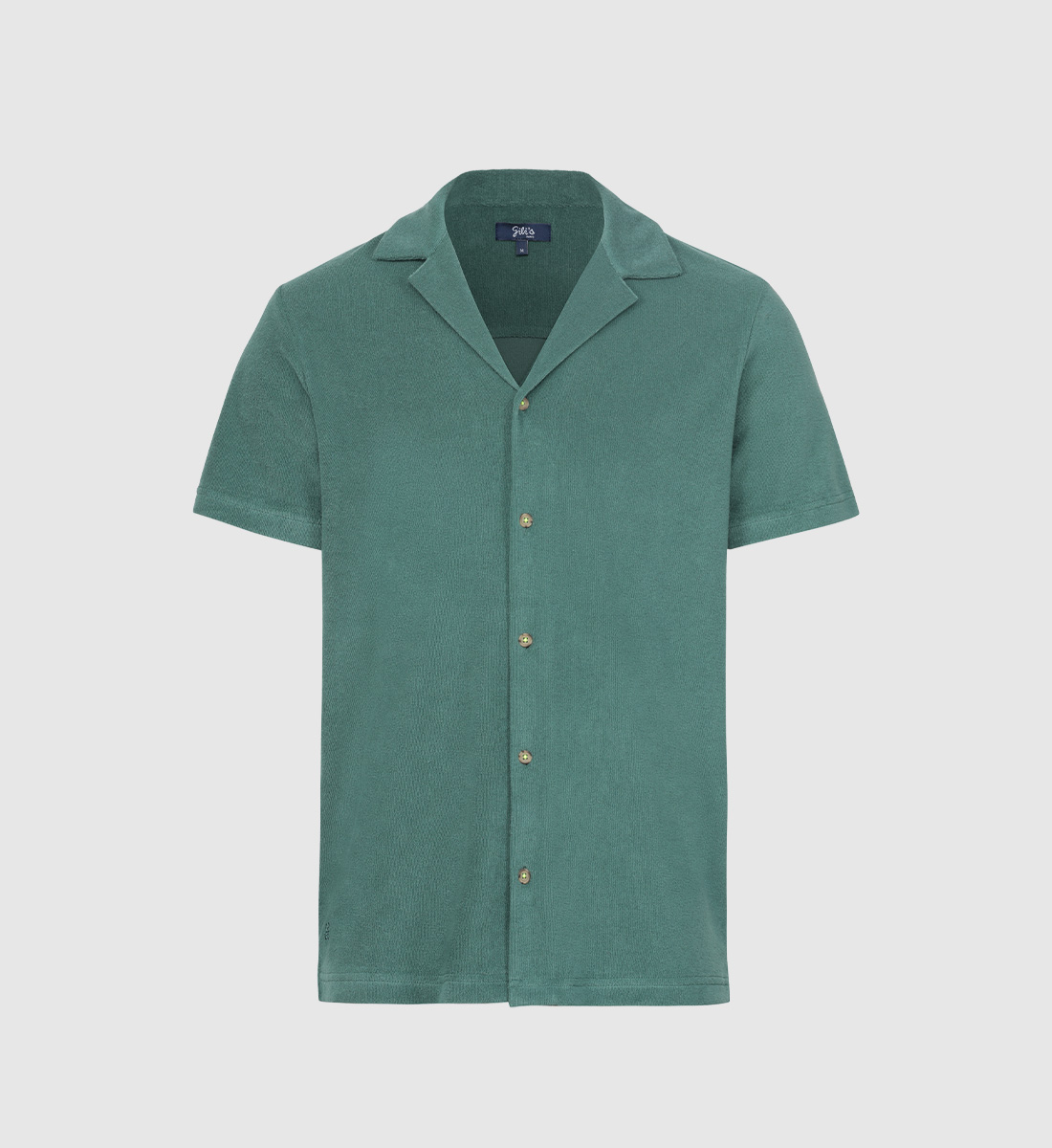 Cedar green terry cloth shirt GILI'S Green