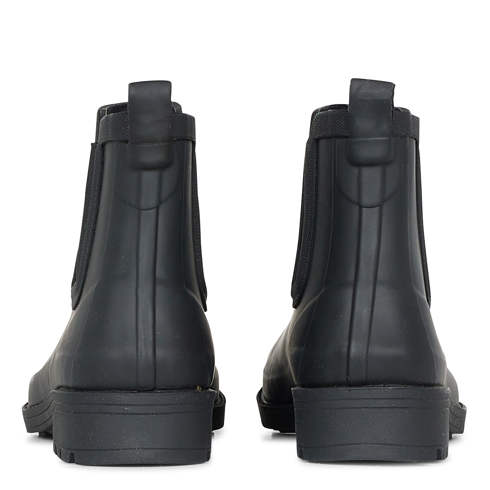 Bottines logo brodé en gomme AIGLE Noir