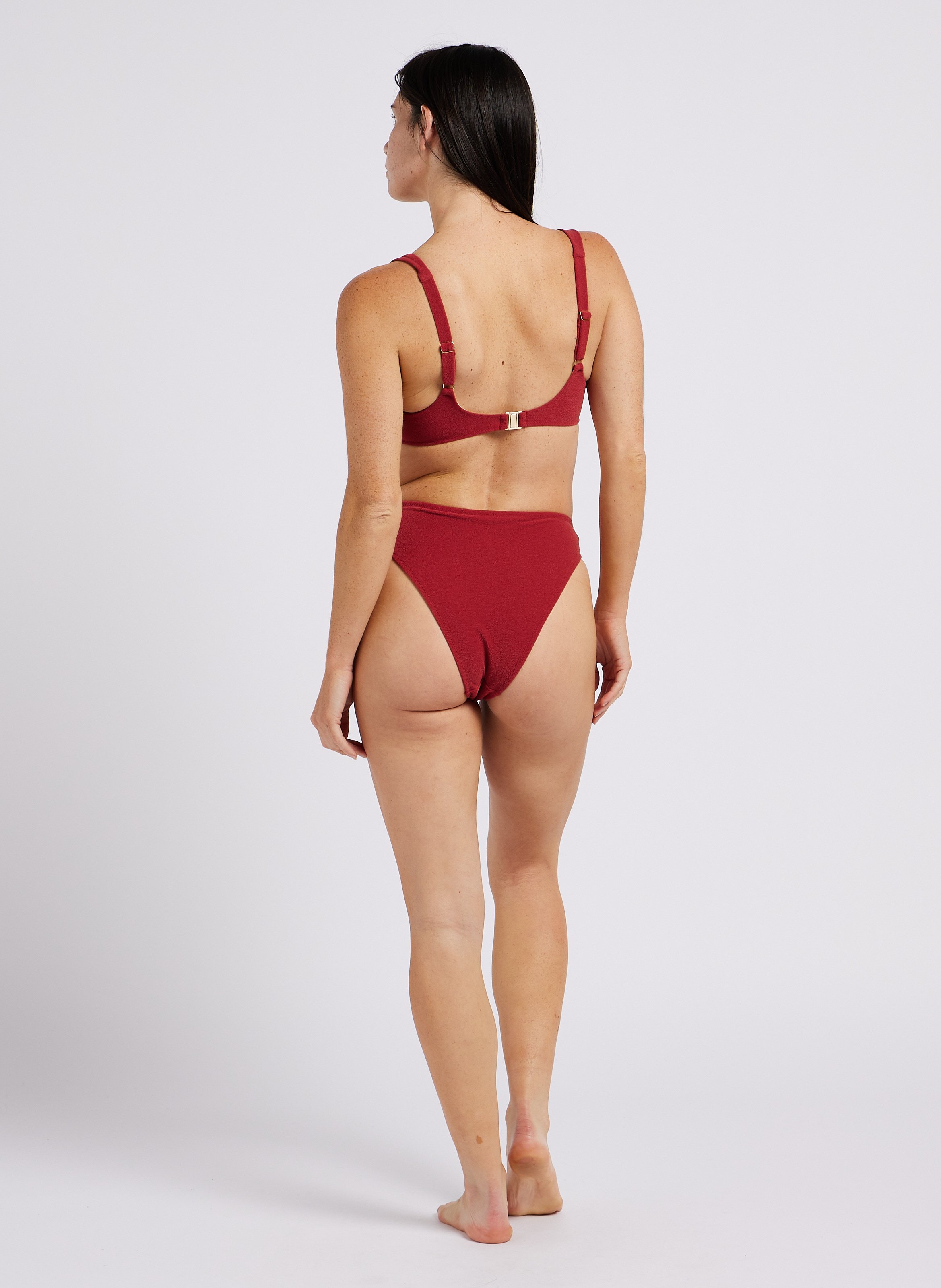 Maillot de bain en tissu éponge  NENES PARIS Rouge