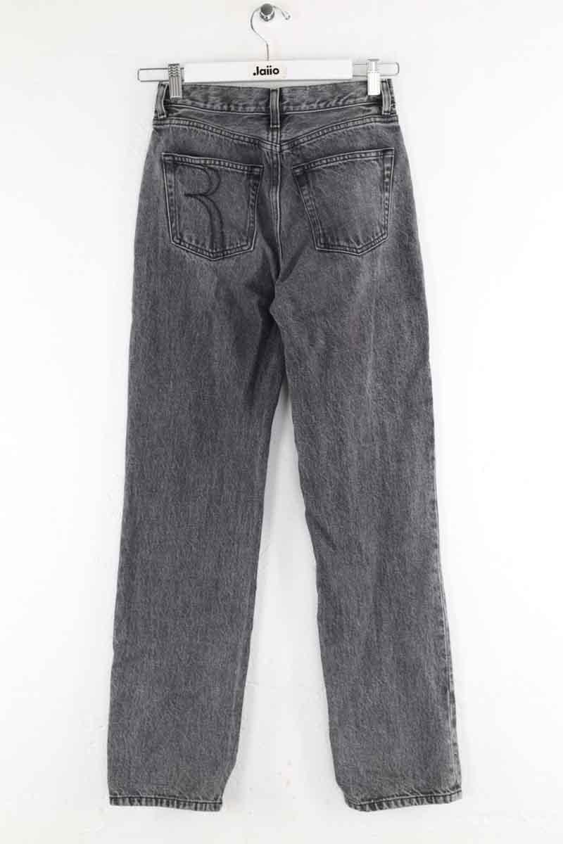Cotton straight jeans ROUJE - Seconde Main Grey