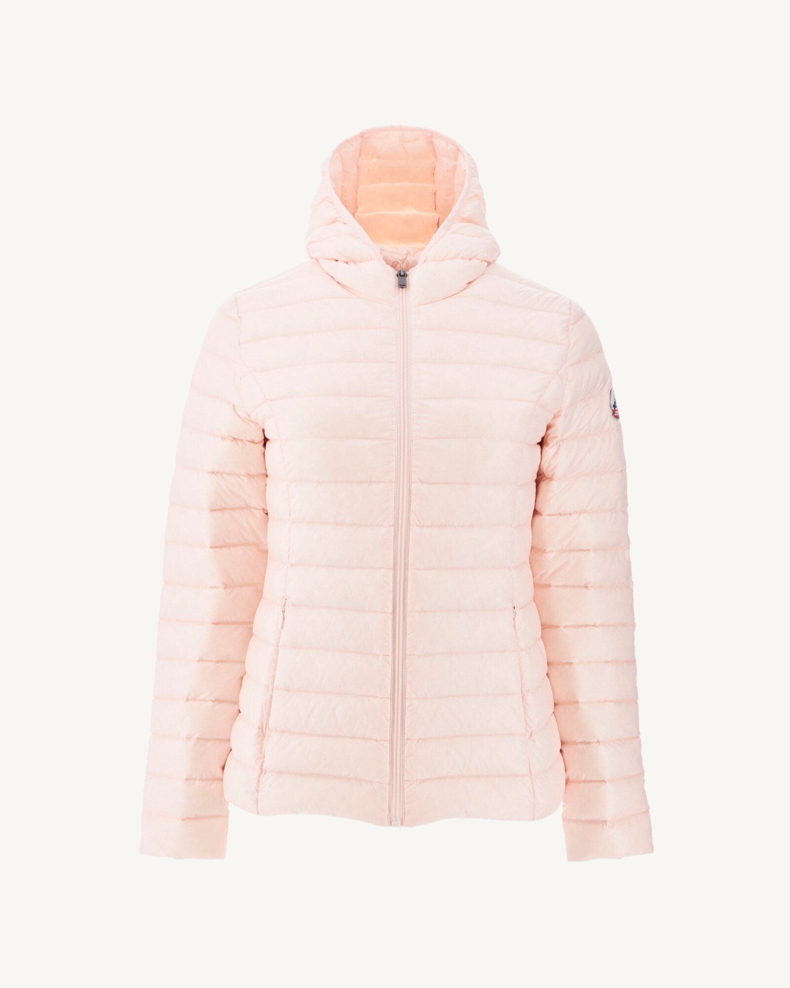Lightweight hooded puffer jacket Cloe JOTT Pink