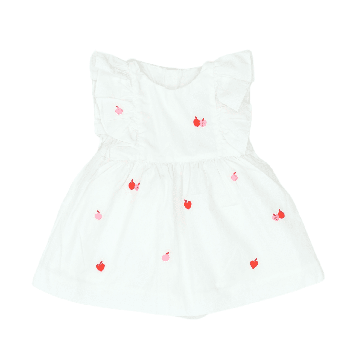 White Baby Dress - 3 months JACADI - Seconde Main White