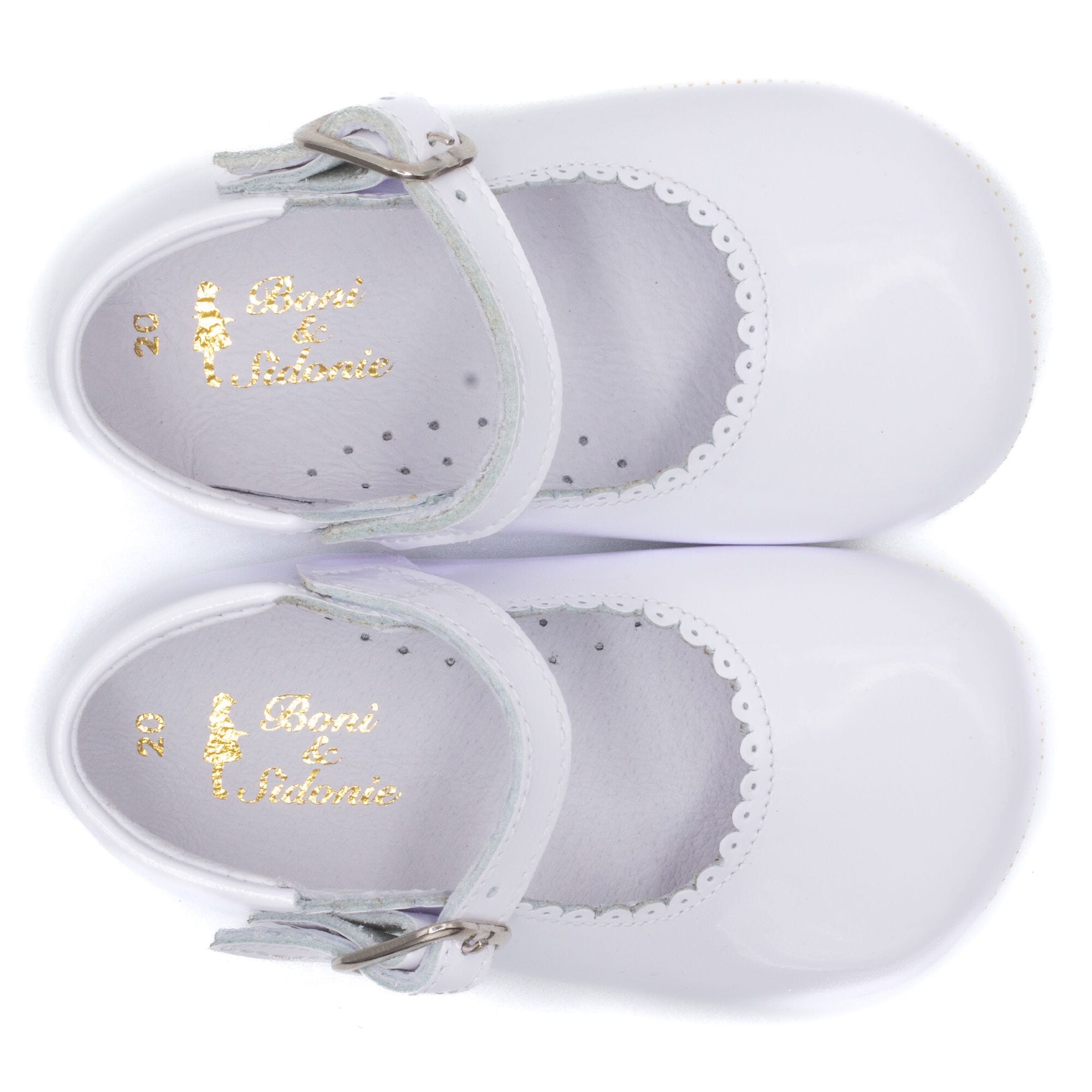 Girl's ballet slipper Boni & Sidonie White