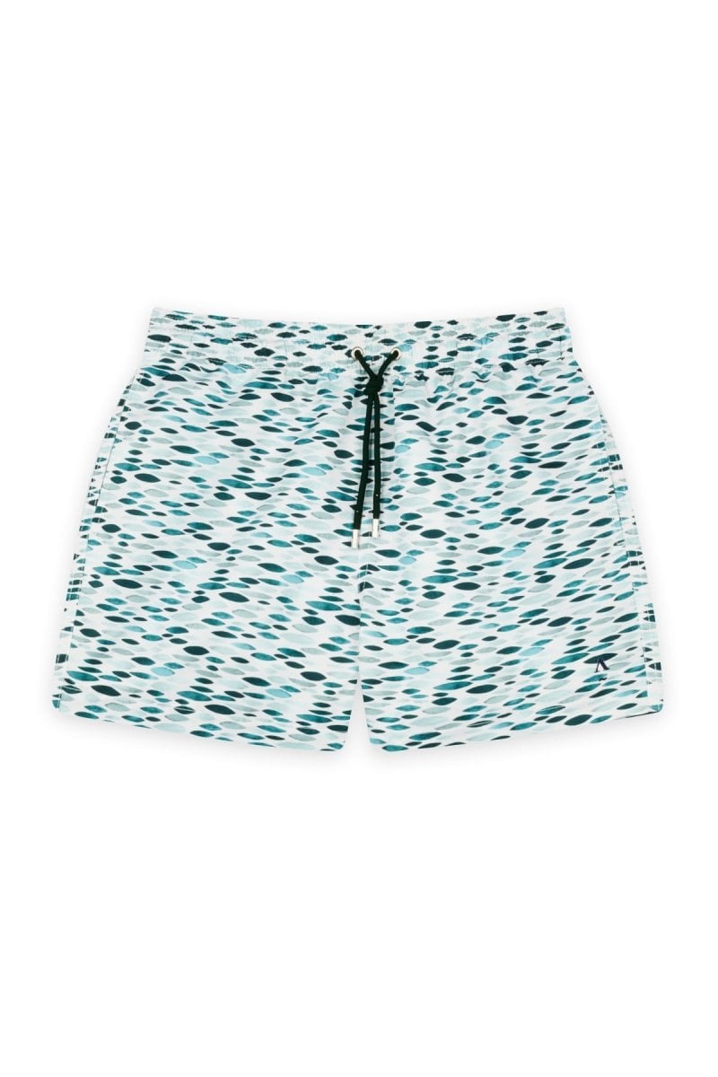 Printed swim shorts with elasticated waistband APNEE Green