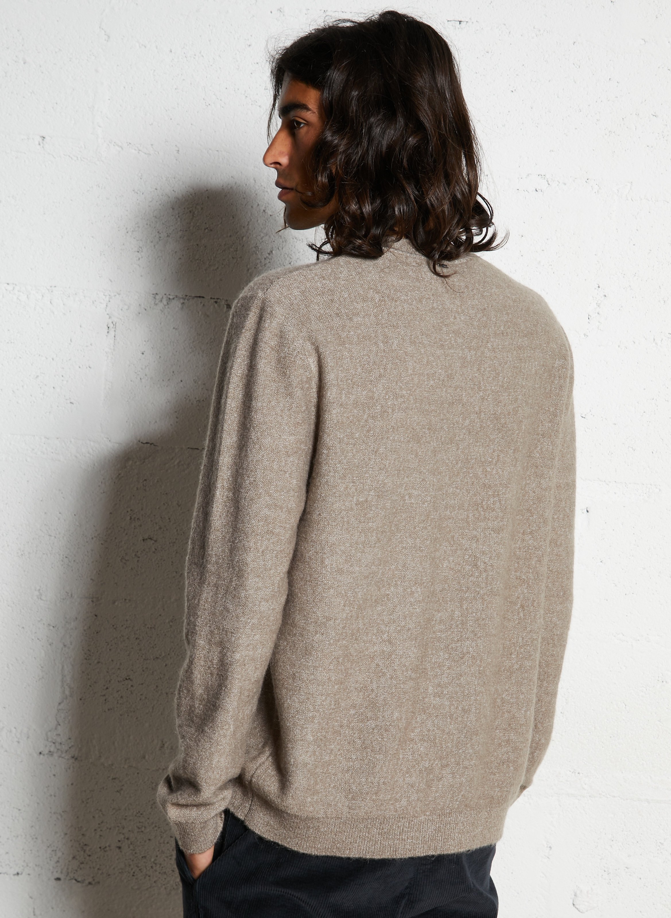 Gerade geschnittener Rundhalspullover IKKS Braun