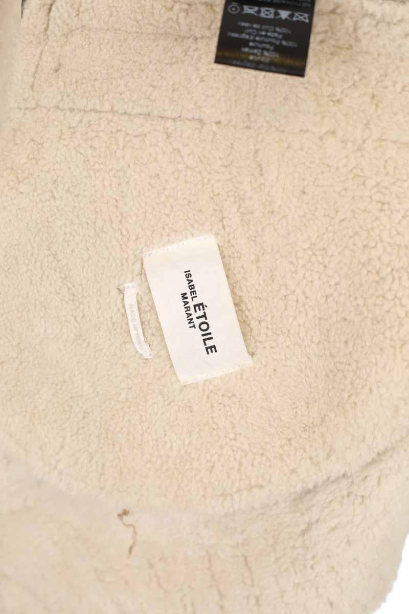 Leather coat ISABEL MARANT ÉTOILE - SECONDE MAIN Grey