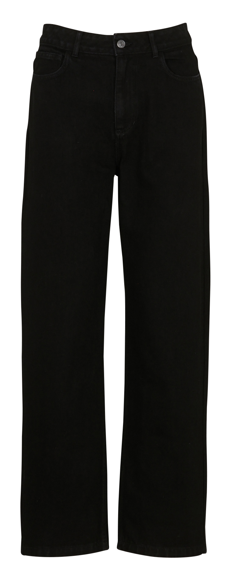 Jean droit en coton THE NEW SOCIETY Noir