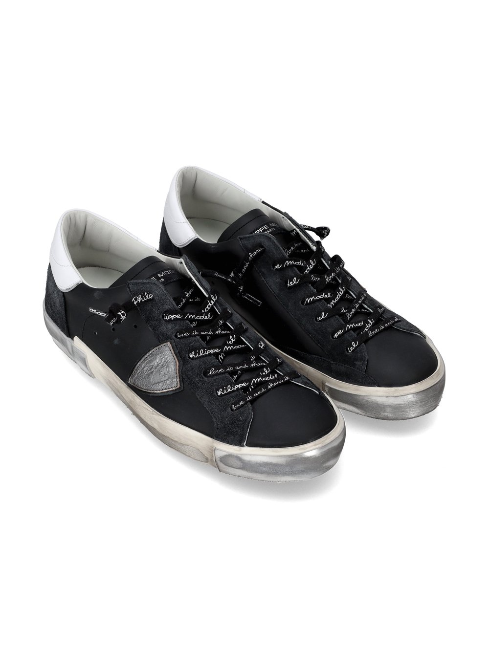 Baskets prsx tennis PHILIPPE MODEL Argent