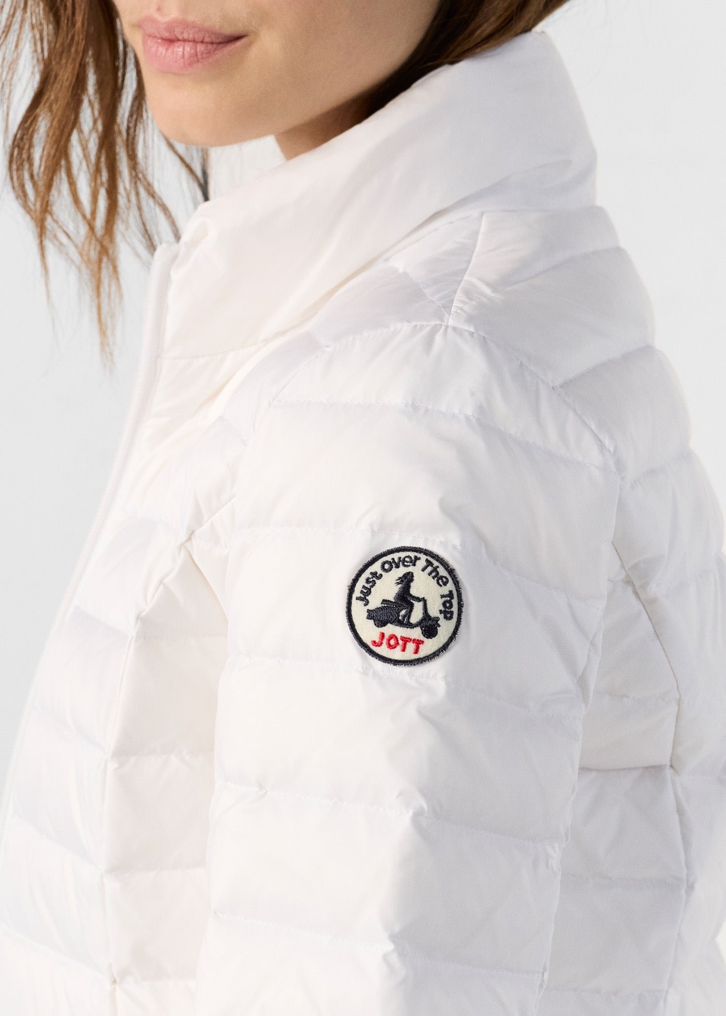 Lightweight down jacket White