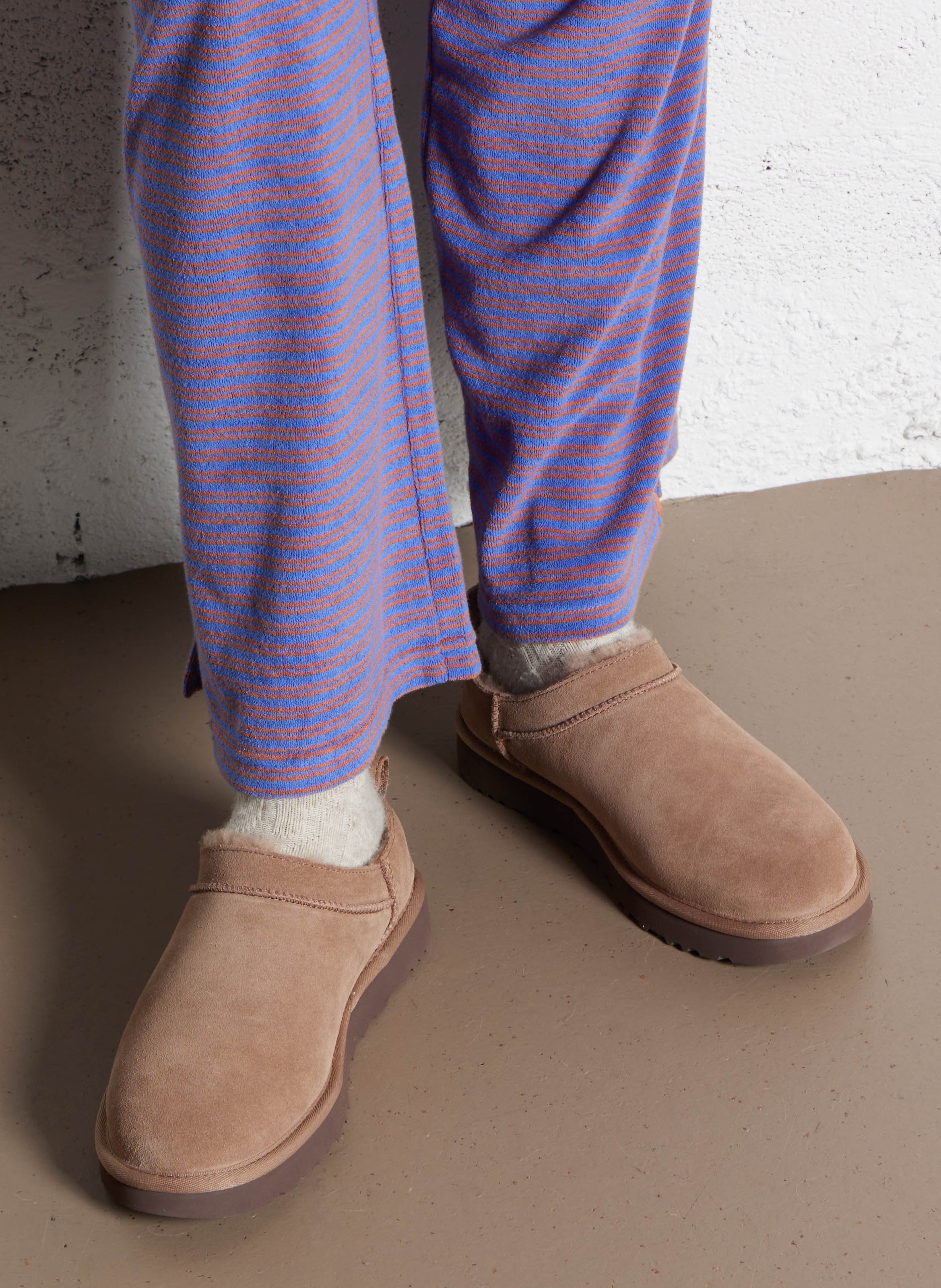 Hoge leren sandalen UGG Bruin