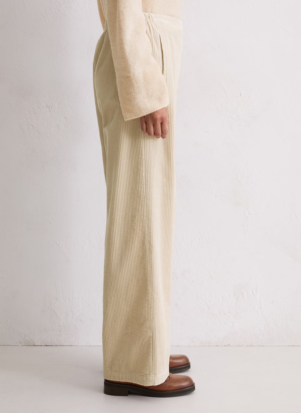 Pantalón capri de pana MARC O'POLO Beige