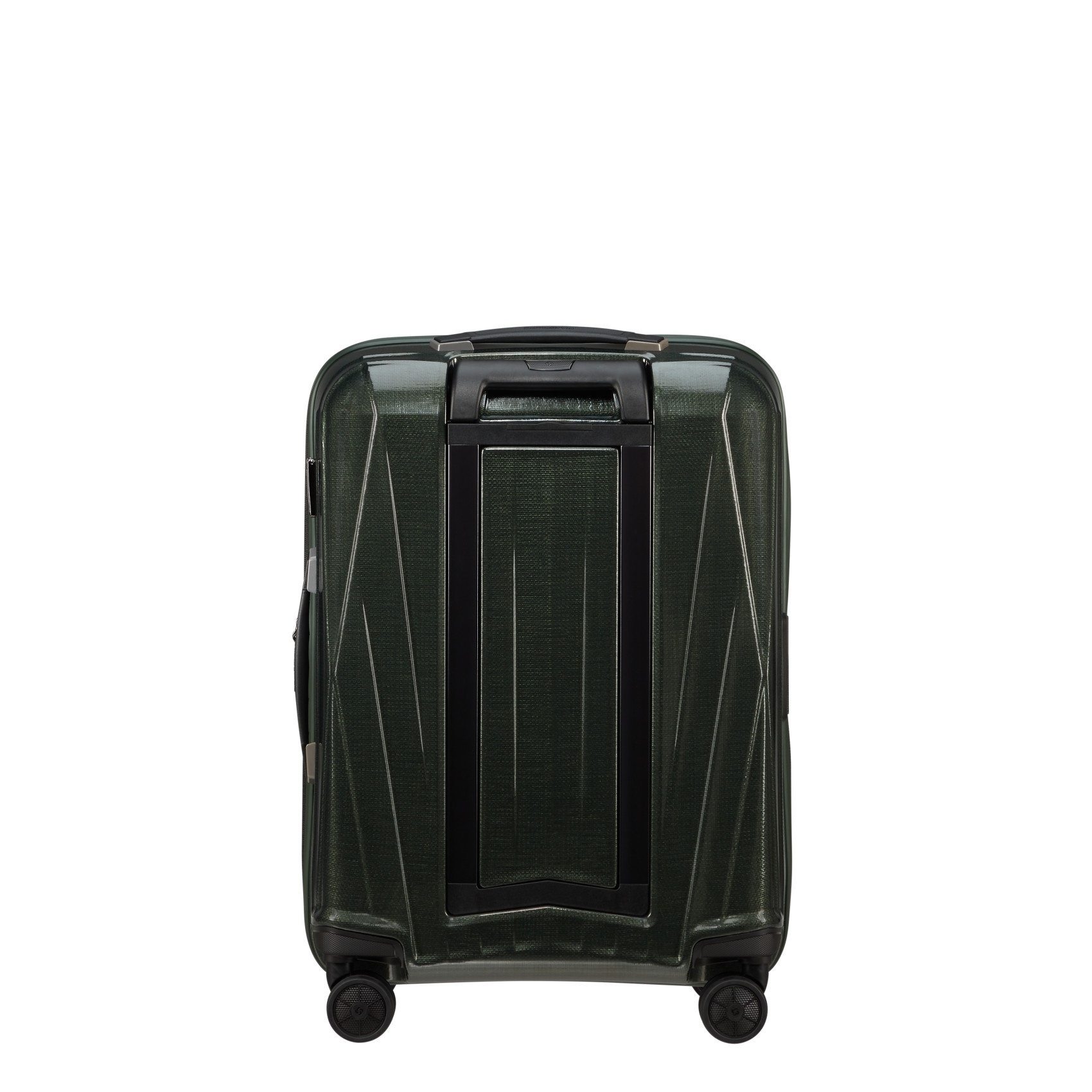 Major-lite 4-wheel carry-on suitcase size S Black