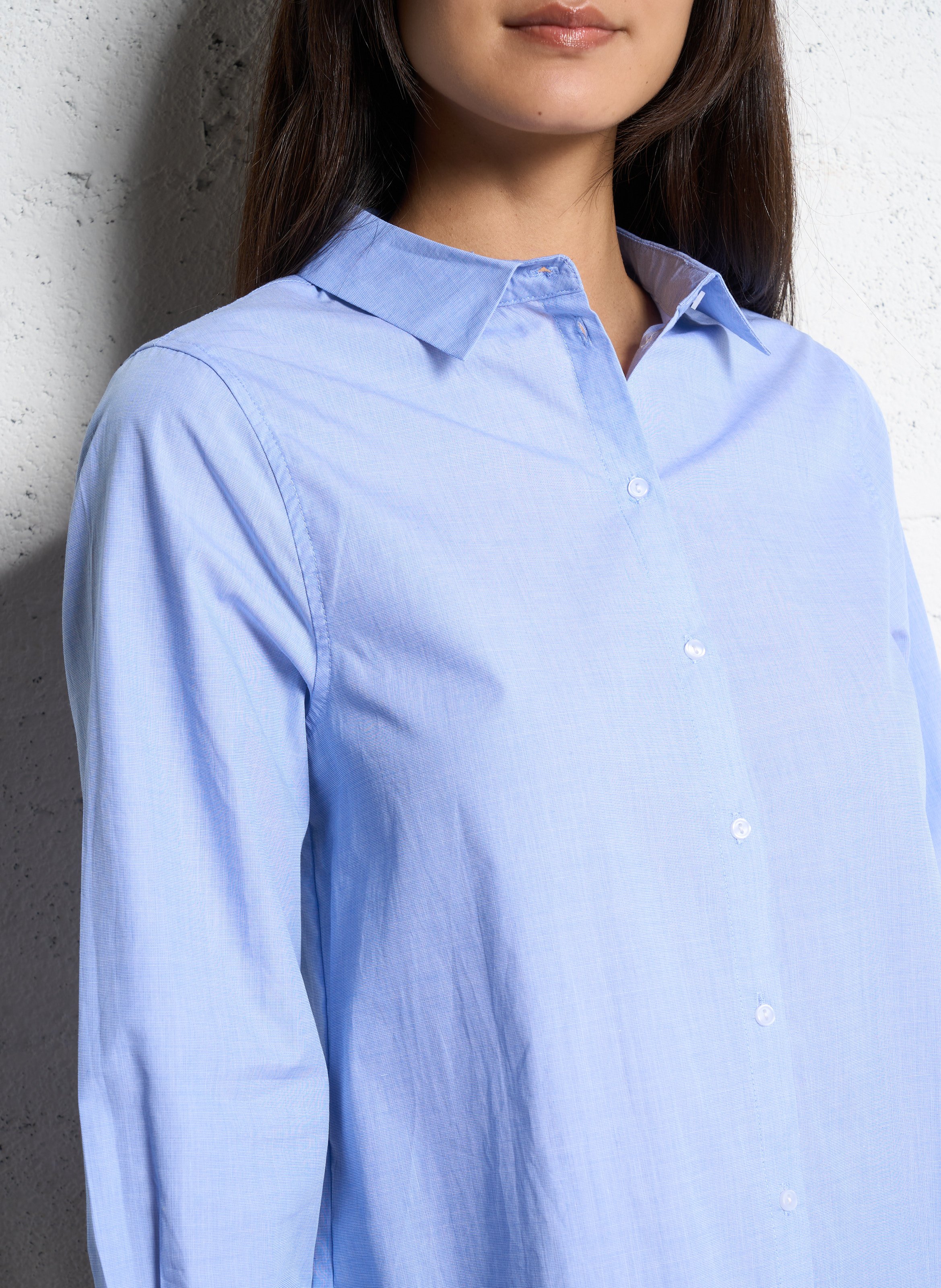 Blouse met klassieke kraag SUD EXPRESS Blauw