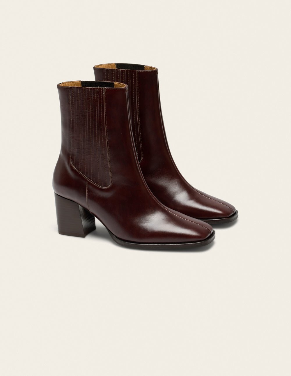 Ankle boots with heel ODAJE EX. M.MOUSTACHE Brown
