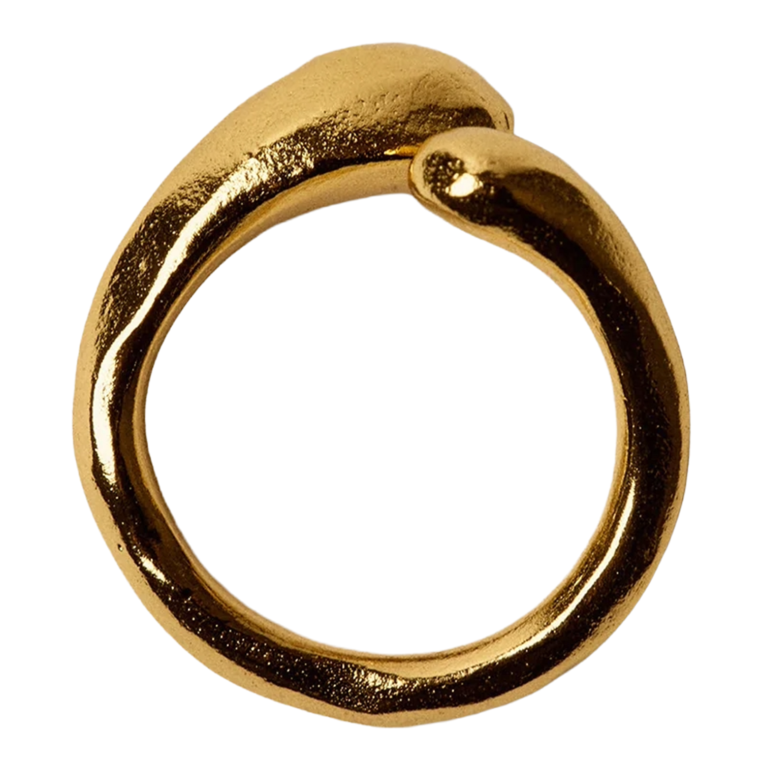 Mixed recycled brass ring SESSUN Brown