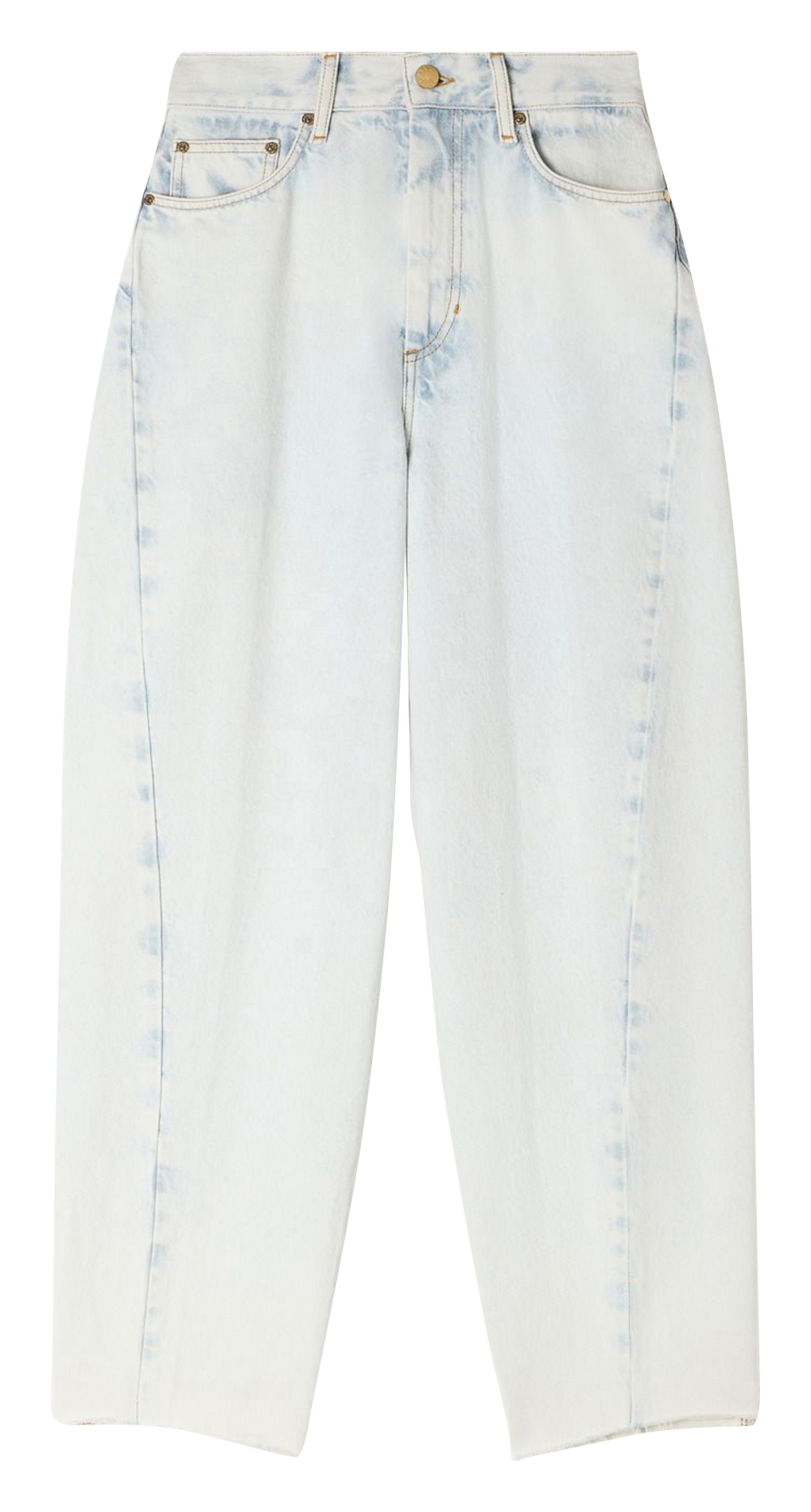 Wijde jeans met verwassen effect SANDRO Blauw