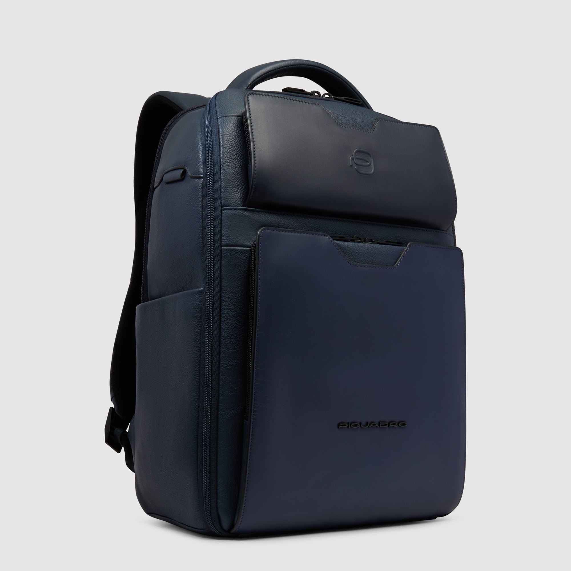 14" Laptop Travel Backpack PIQUADRO Blue