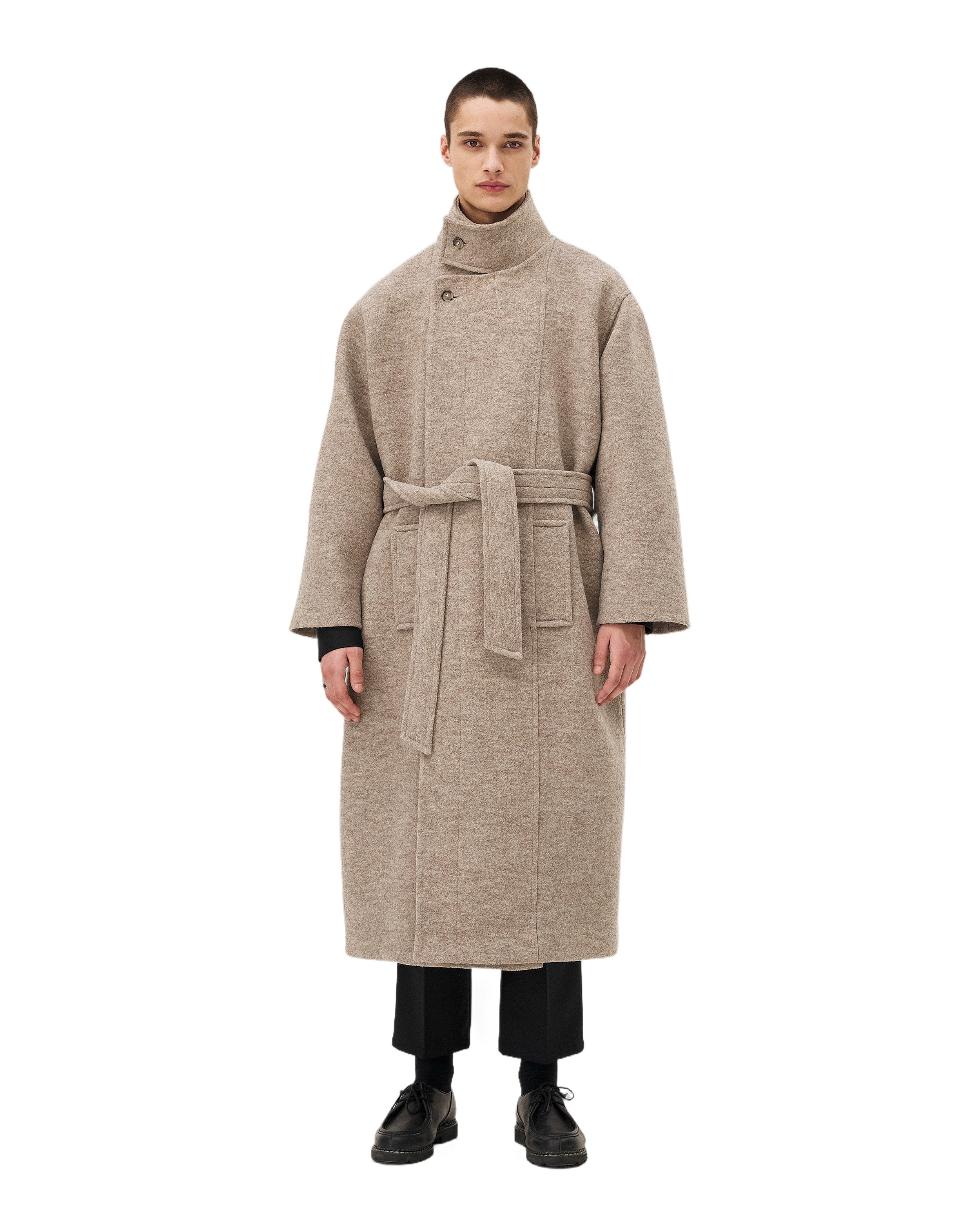 Oversized coat HERA SAND Noyoco Beige