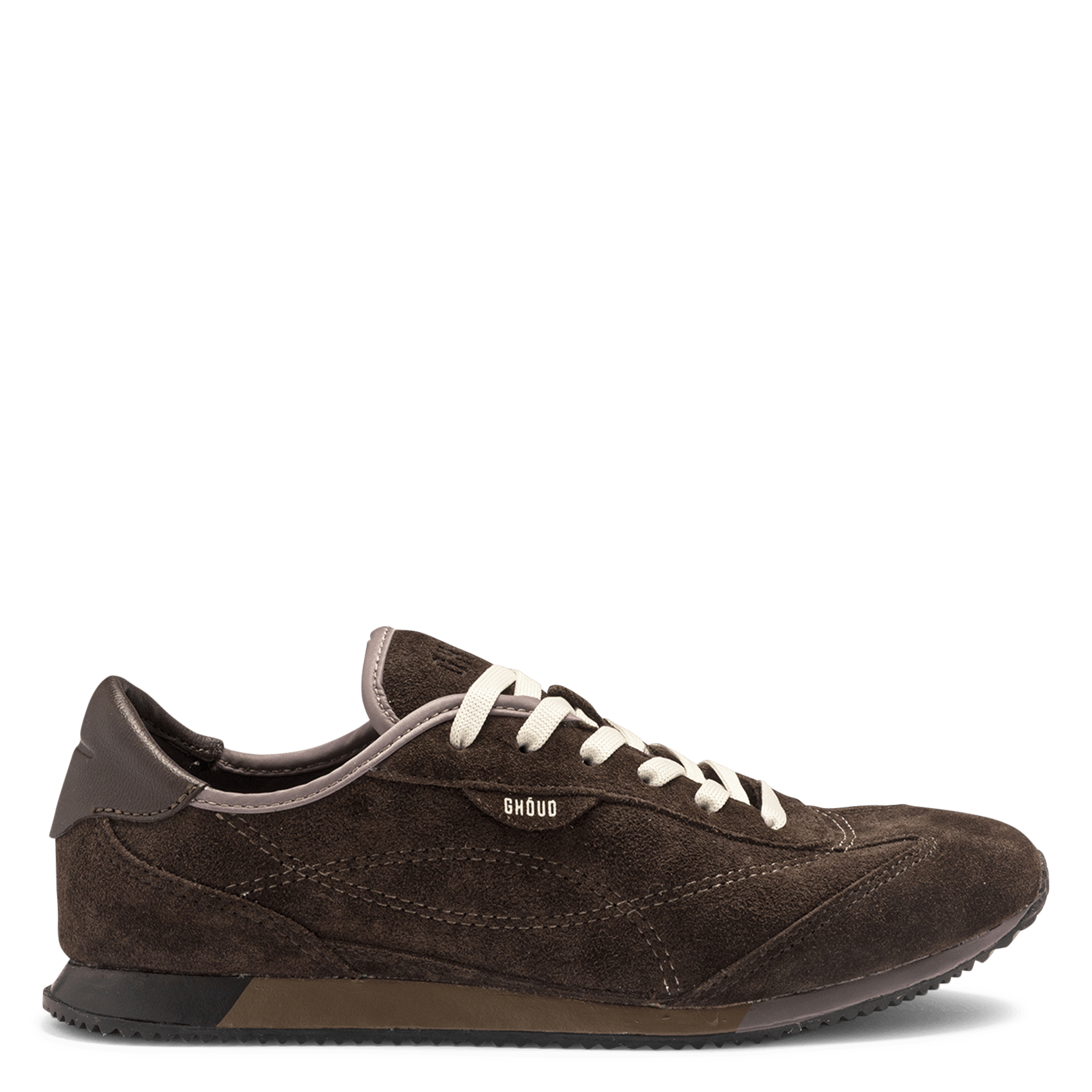 Baskets basses en cuir GHOUD VENICE Marron