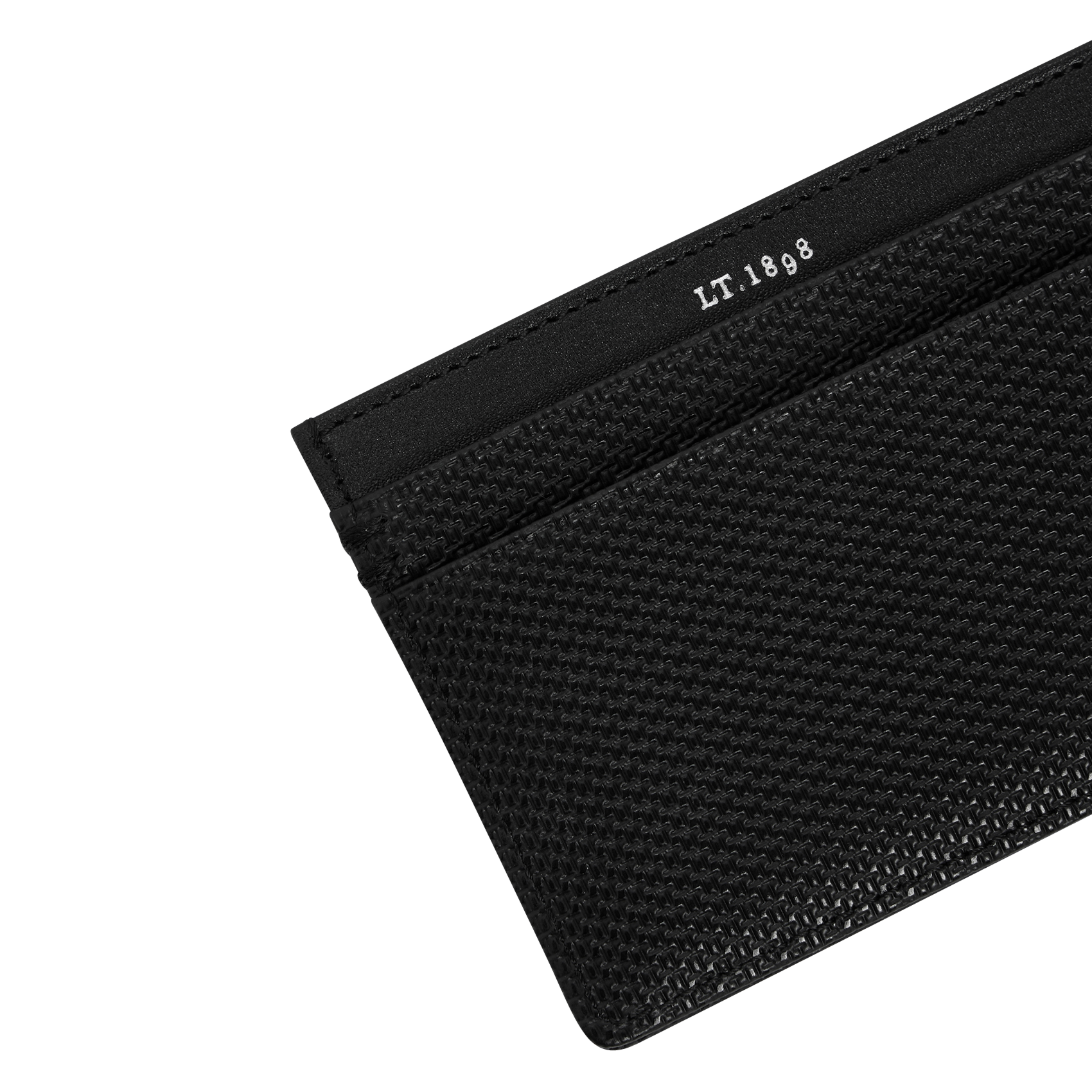 Leather card holder LE TANNEUR Black