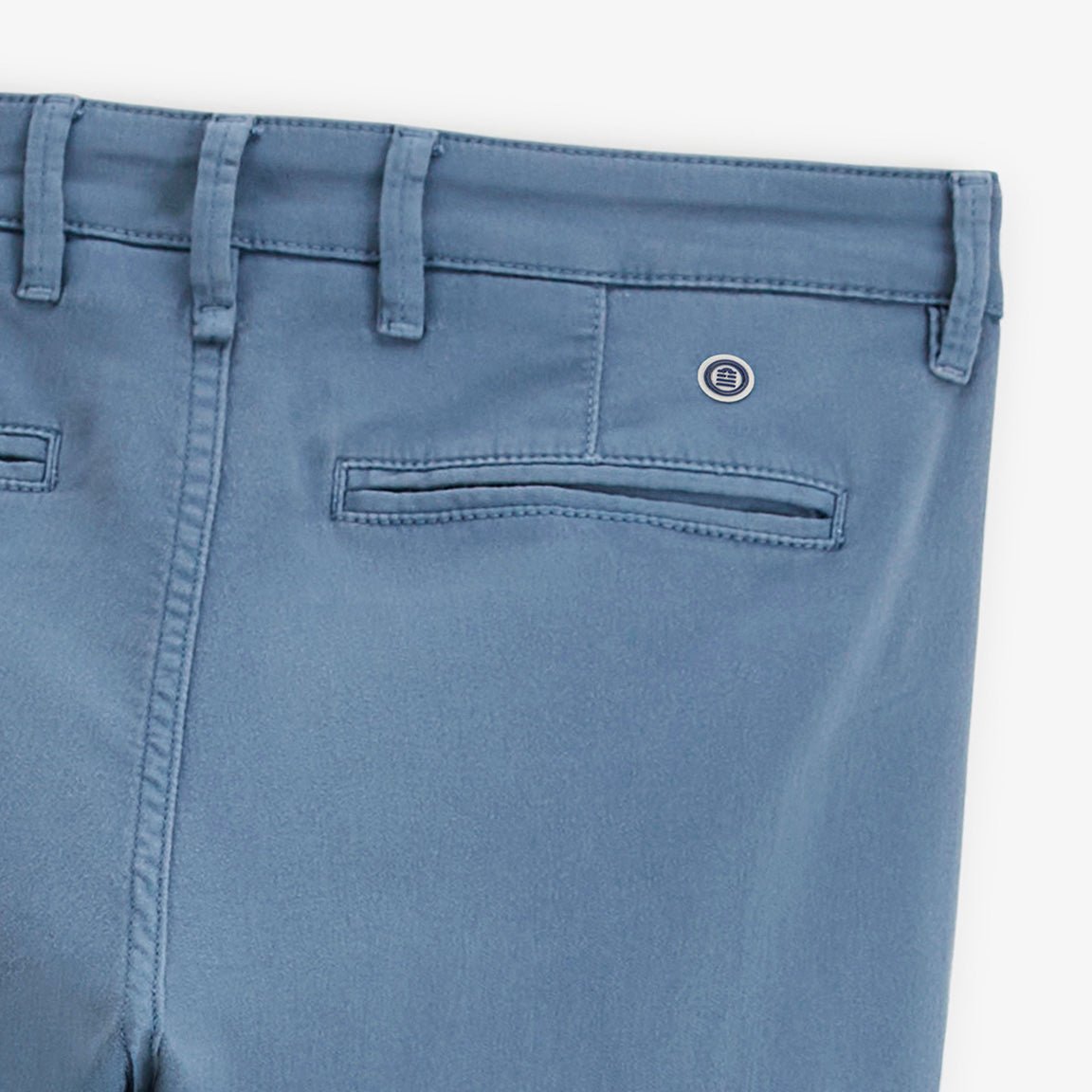 Comfort fit cotton trousers SERGE BLANCO Blue