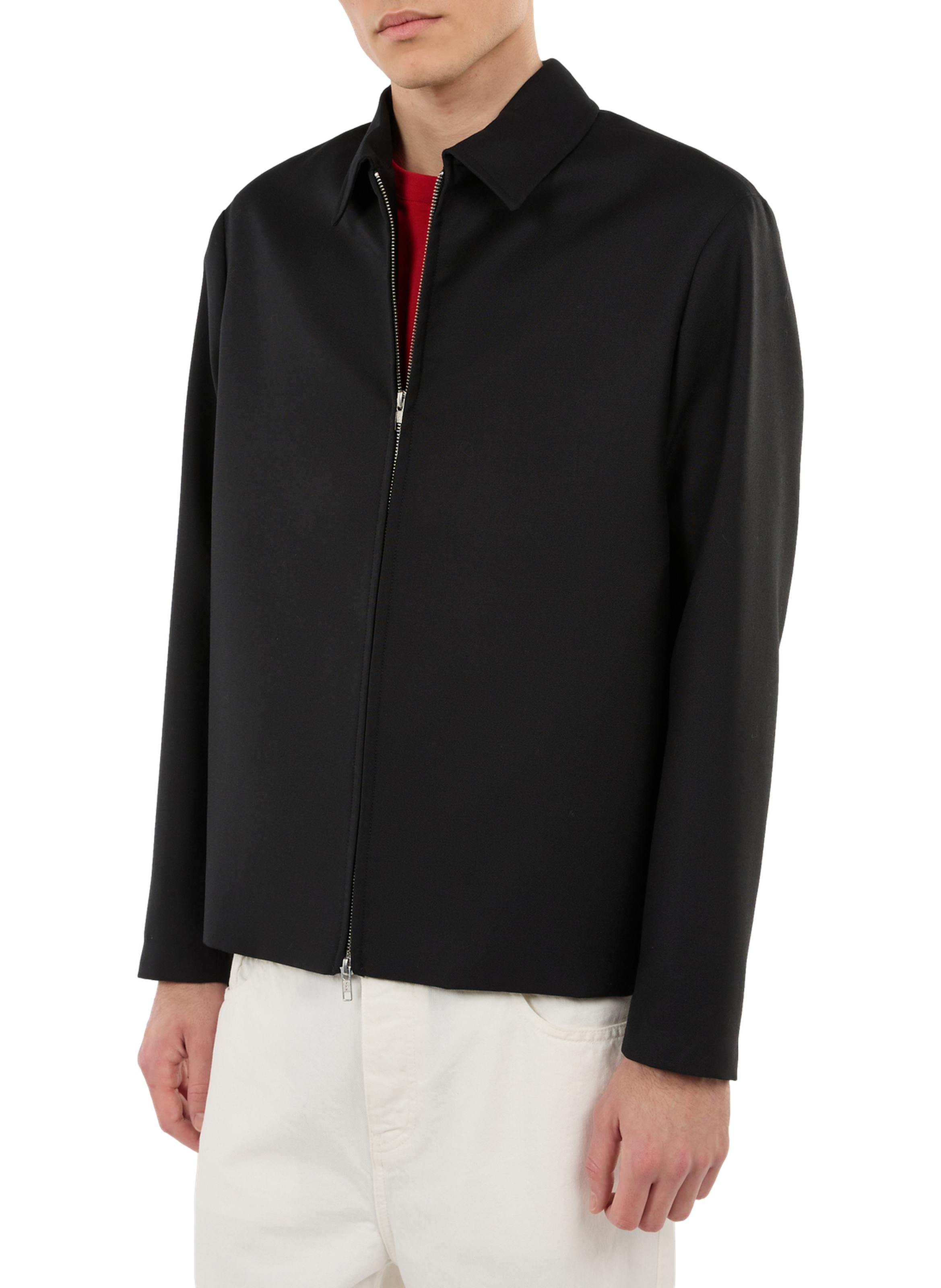 Good classic wool jacket with a good collar SAISON 1865 Black