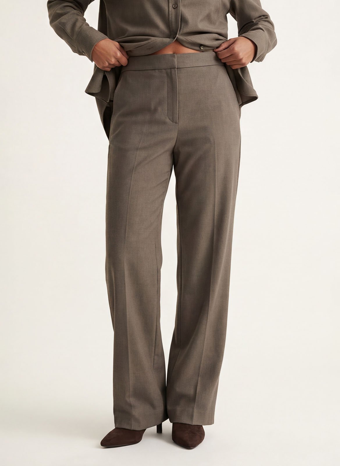 Pantalon droit large uni KOOKAI