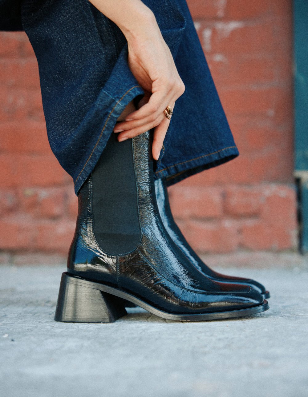 Bottines à talons ODAJE Noir