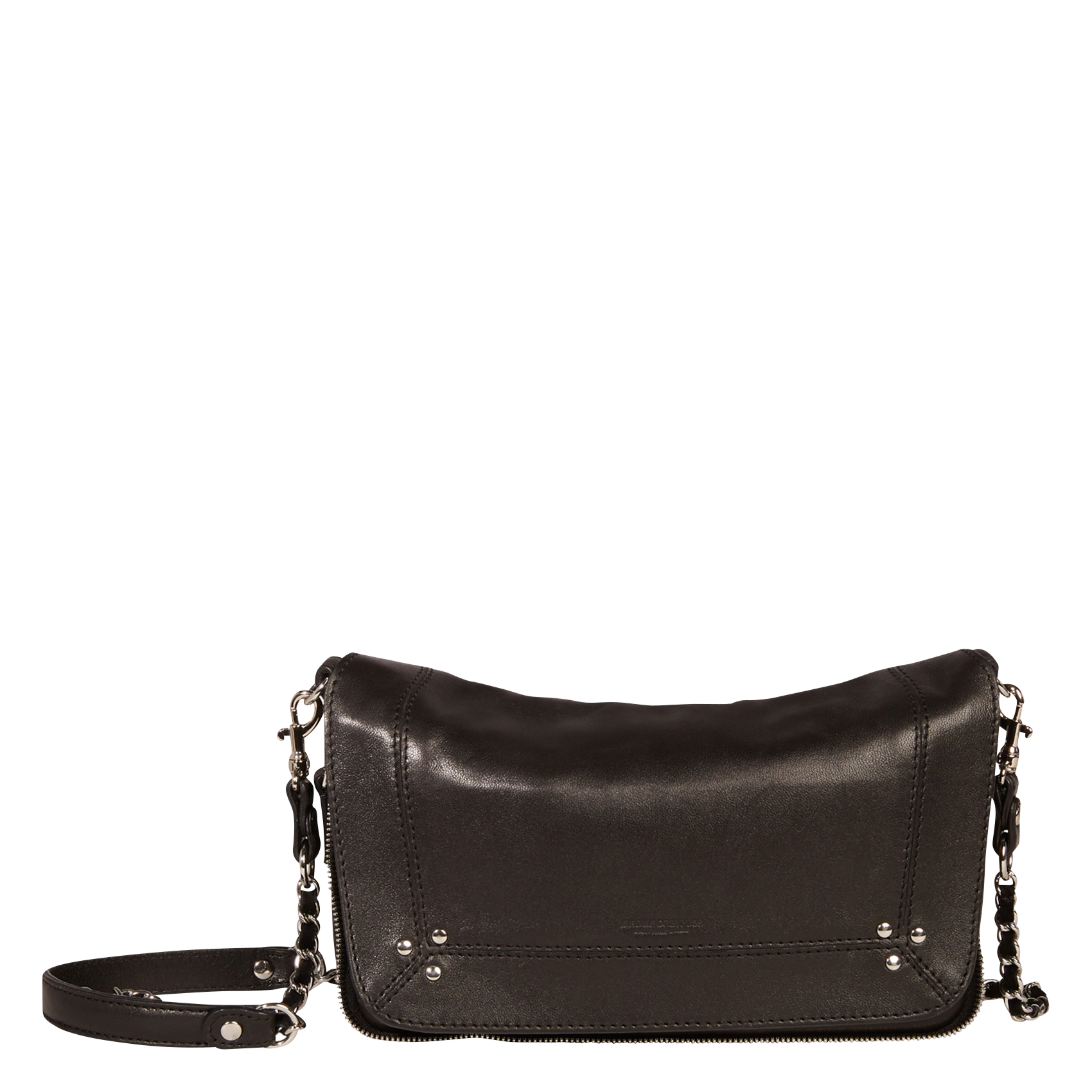 Leather shoulder bag JEROME DREYFUSS Black