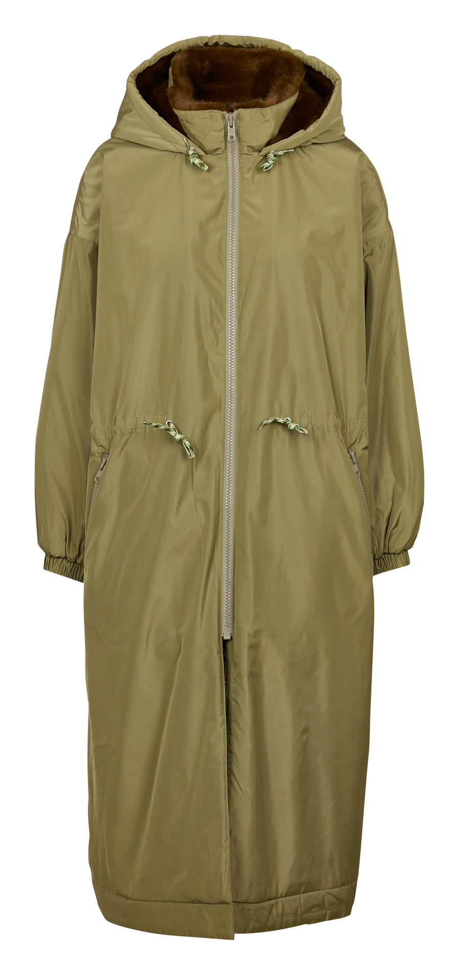 Jas met opstaande kraag BELLEROSE Kaki