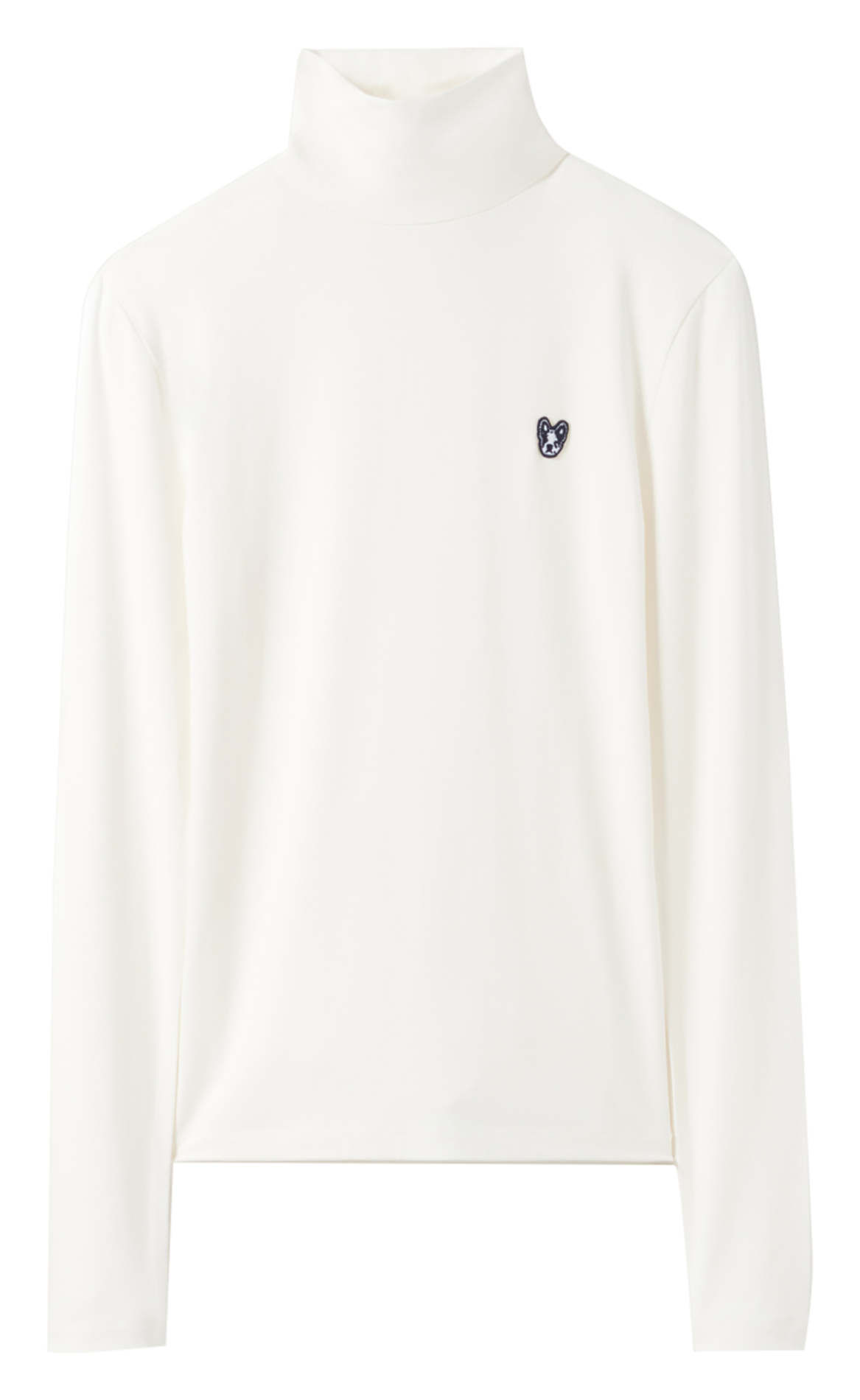 Top manches longues col cheminé CLAUDIE PIERLOT Beige