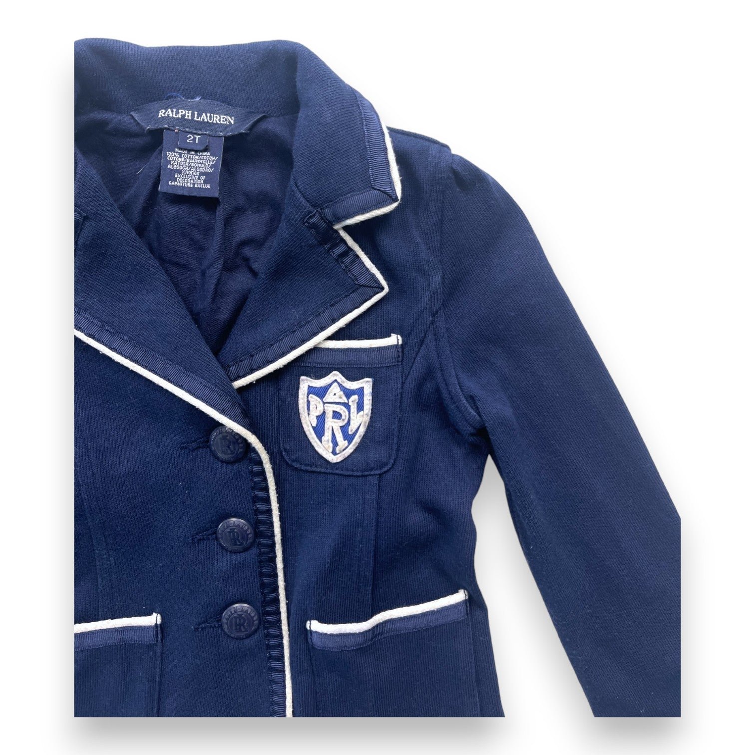 Blue Baby Blazer - 24 months POLO RALPH LAUREN - Seconde Main Blue