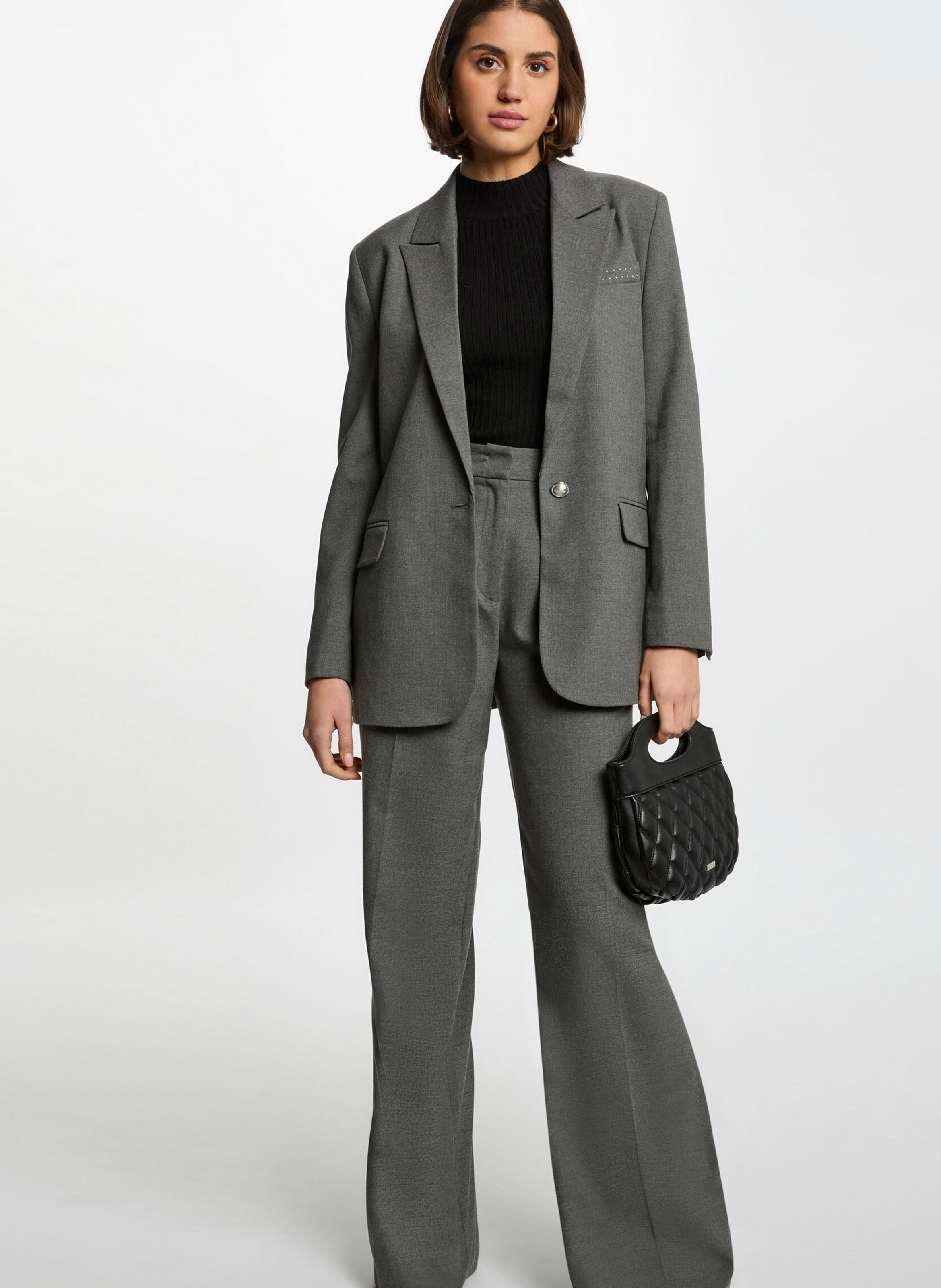 Straight suit jacket Grey