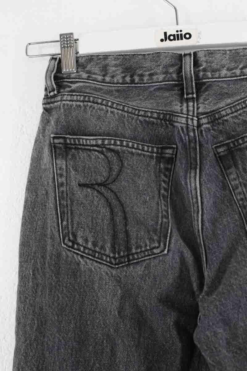 Cotton straight jeans ROUJE - Seconde Main Grey