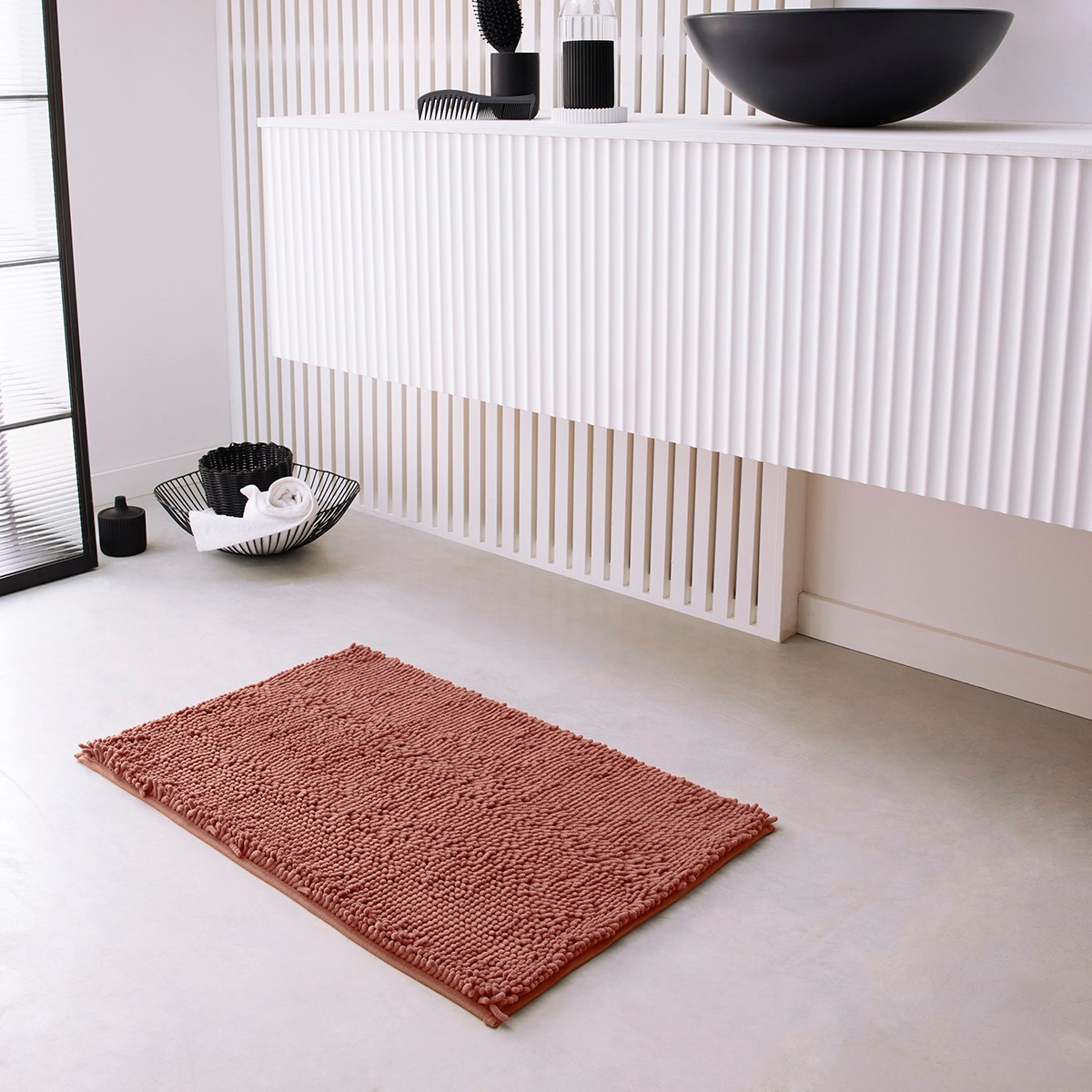 Plain bubble bath mat TODAY LINGE DE MAISON Red