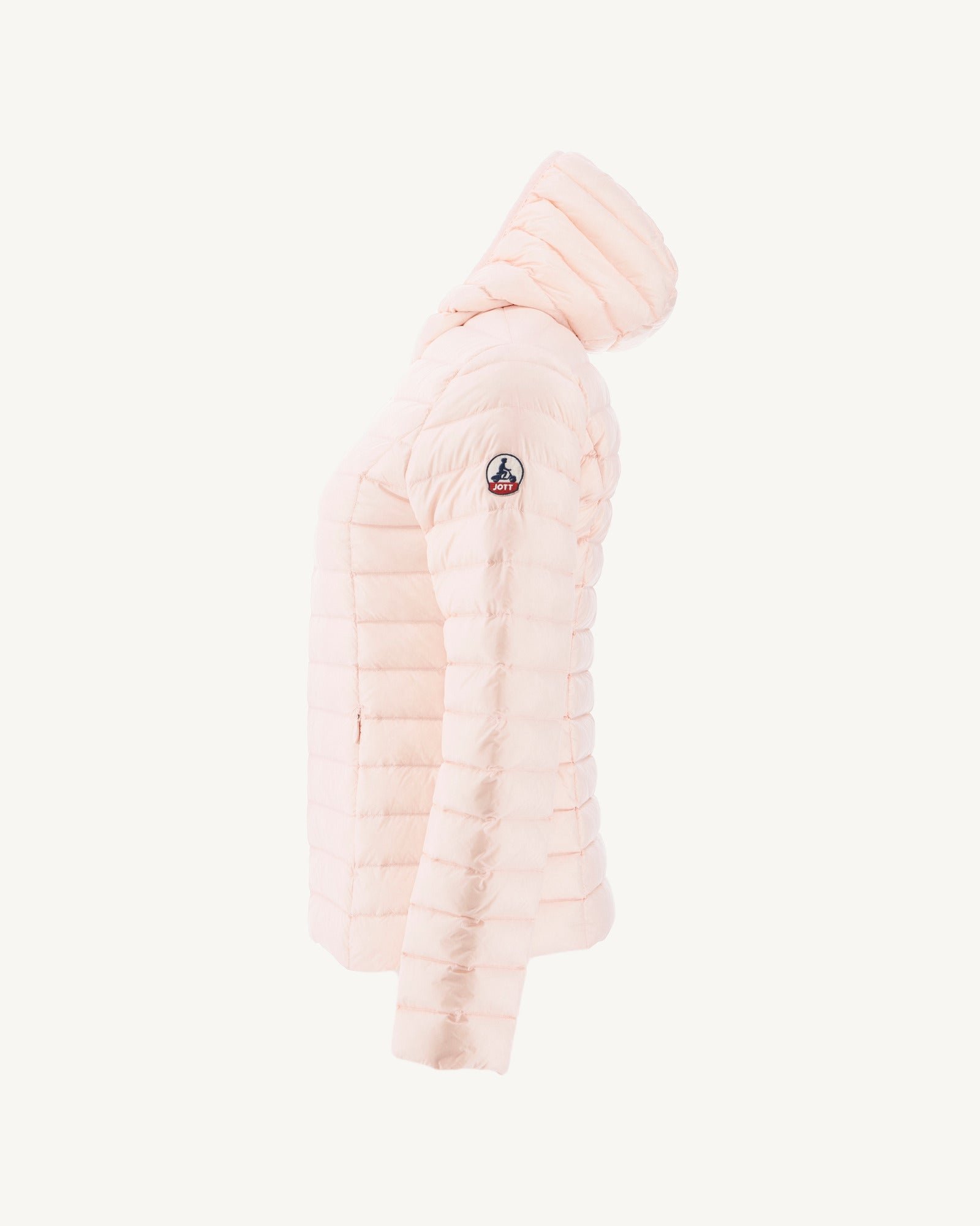 Lightweight hooded puffer jacket Cloe JOTT Pink